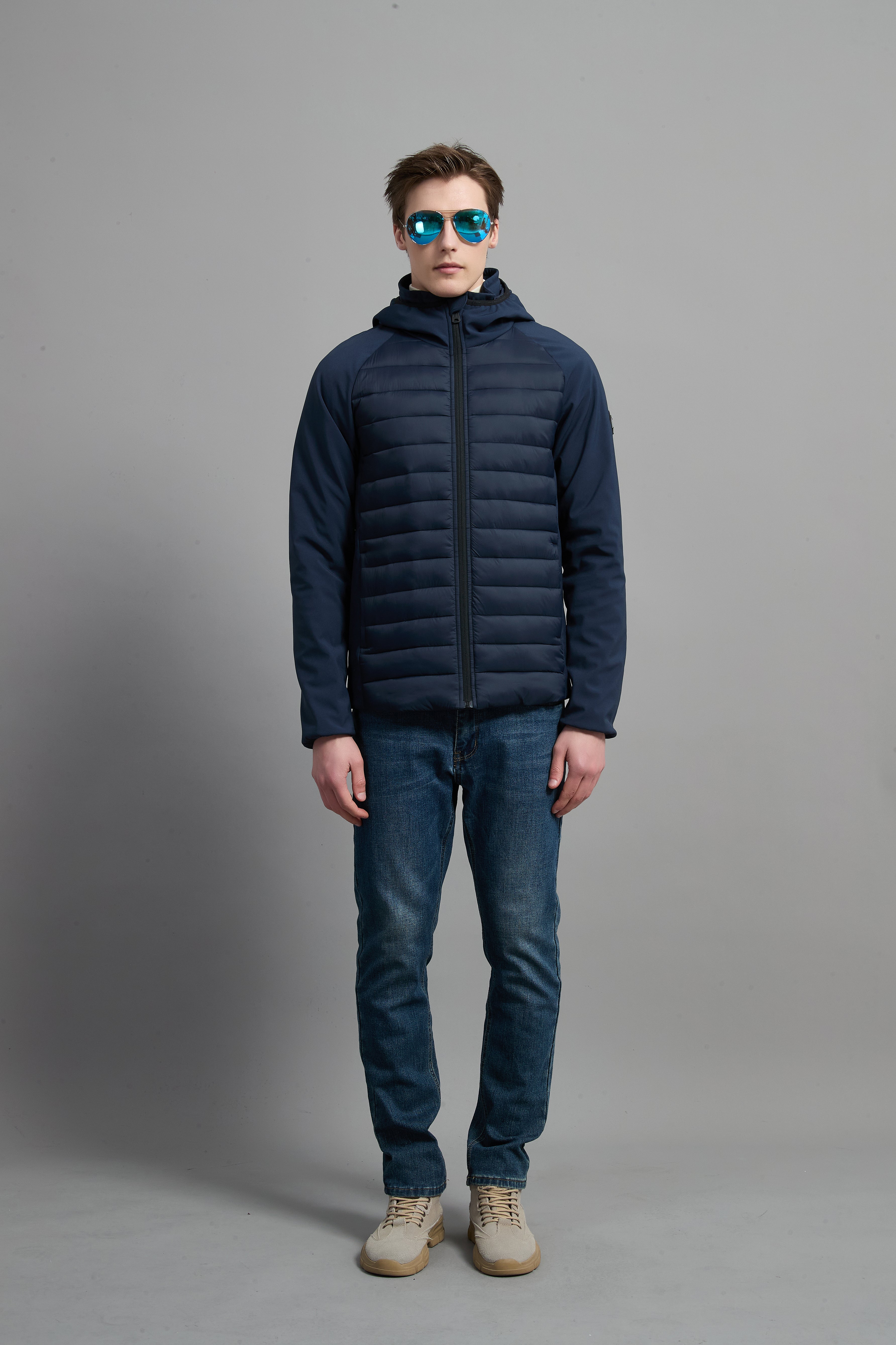 Colling Men Light Weight Insulated Jacket Navy