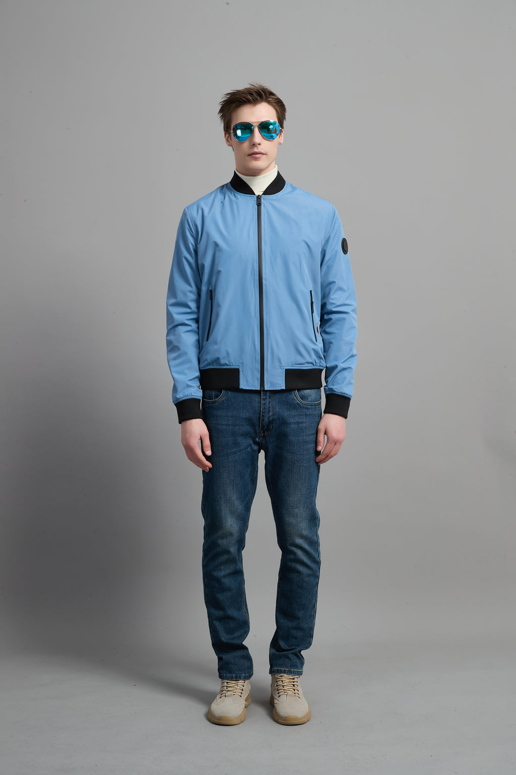 Nelson Men Light Urban Jacket Blue