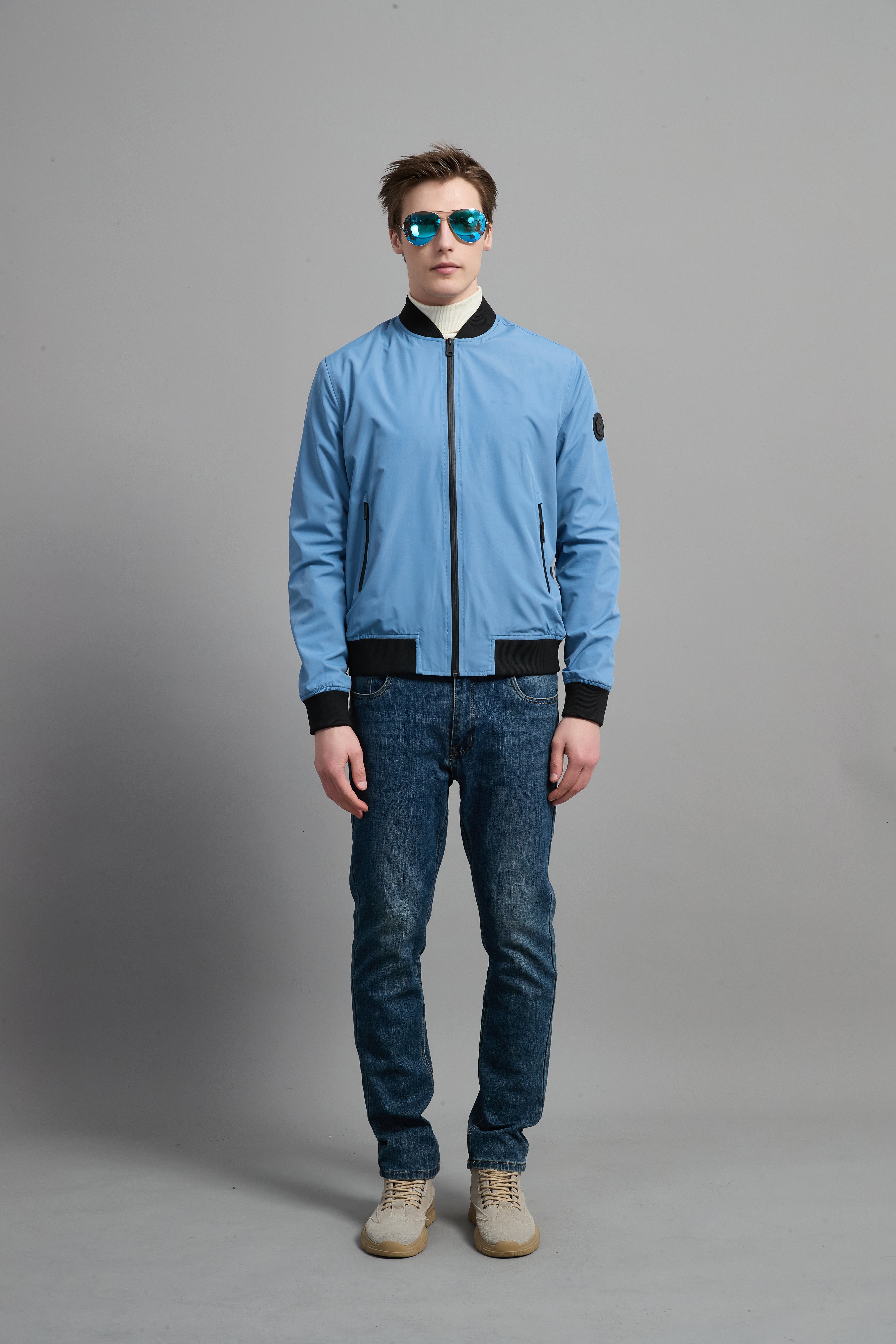 Nelson Men Light Urban Jacket Blue