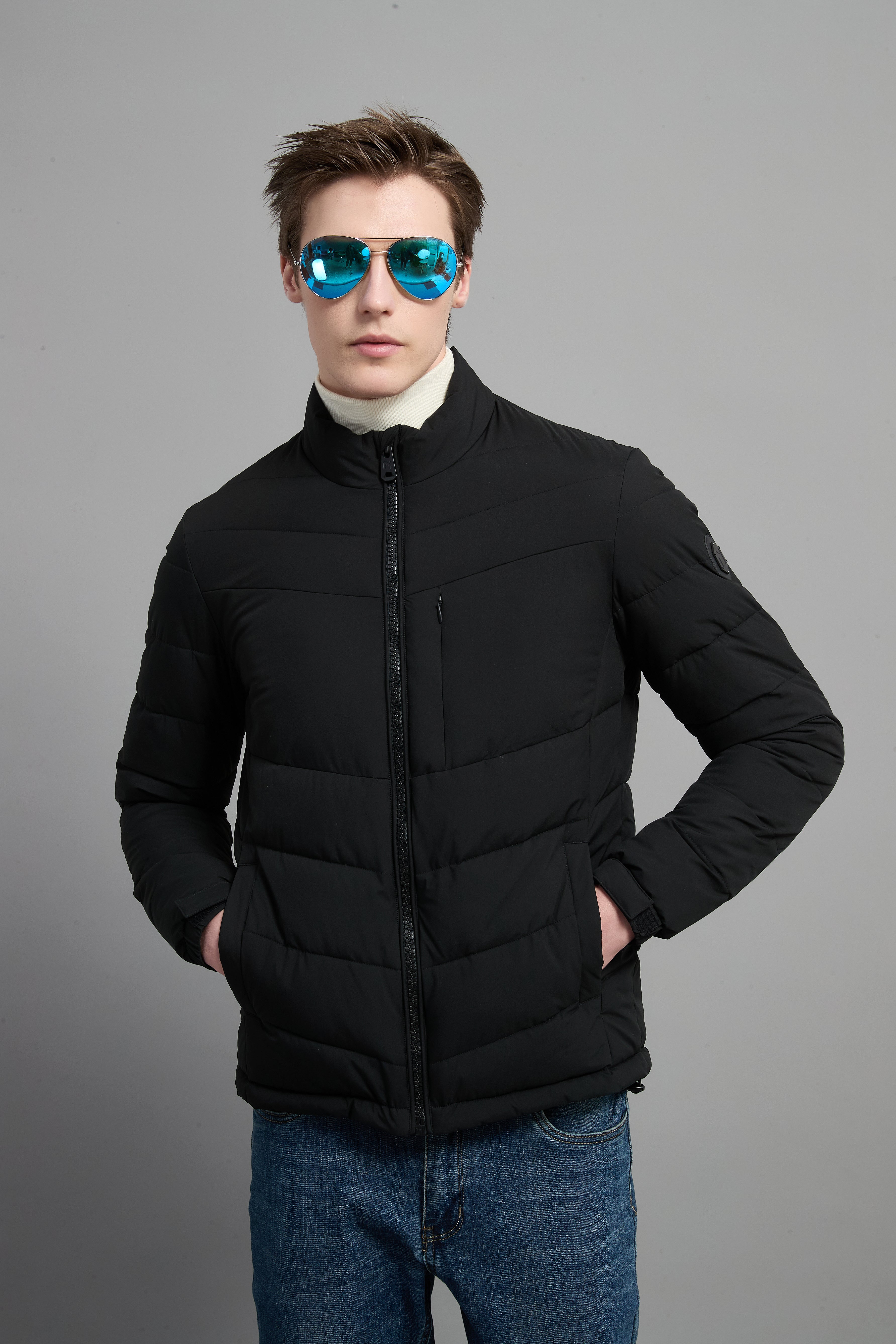 Bill Men Light Weight Insulated Jacket Black