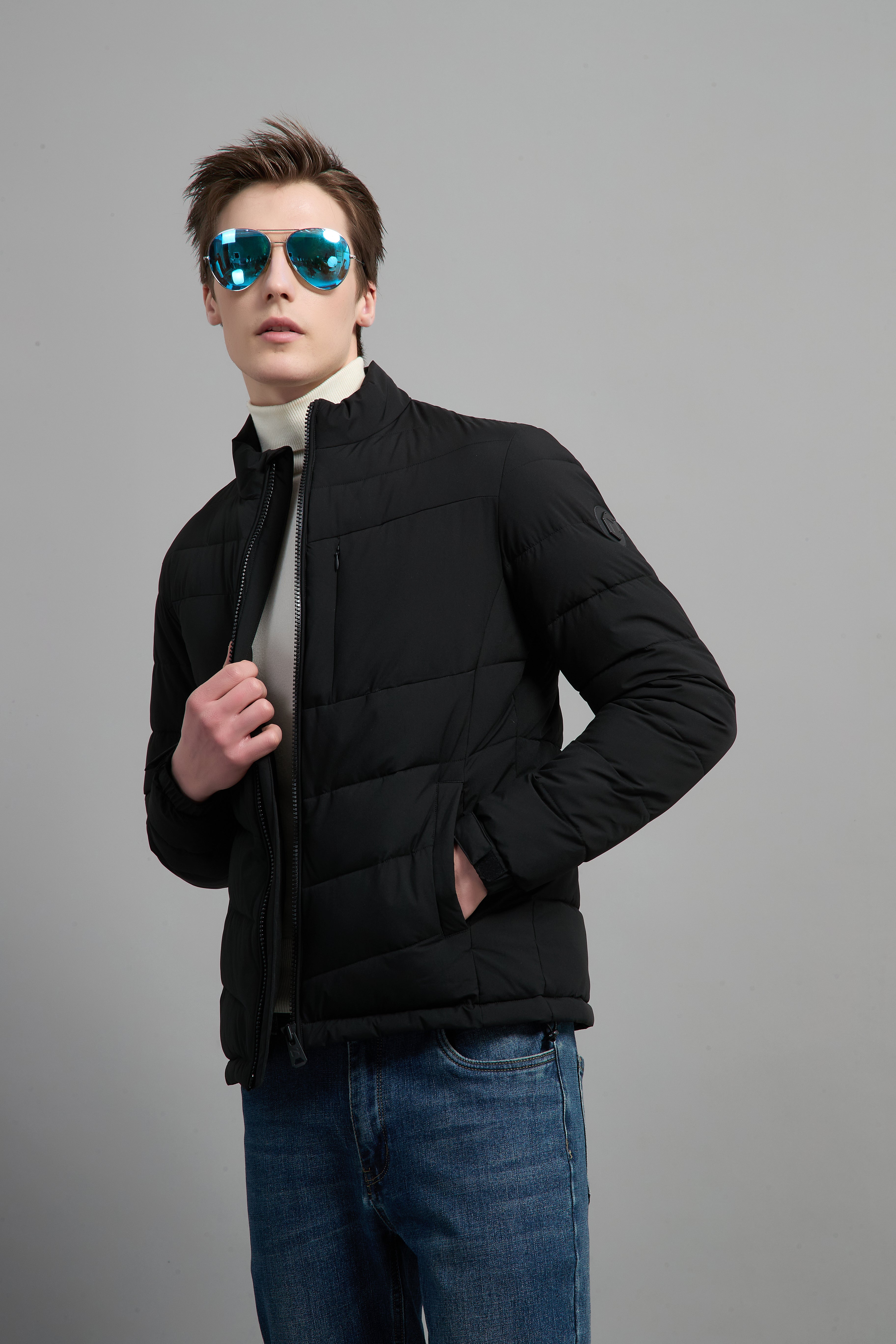 Bill Men Light Weight Insulated Jacket Black