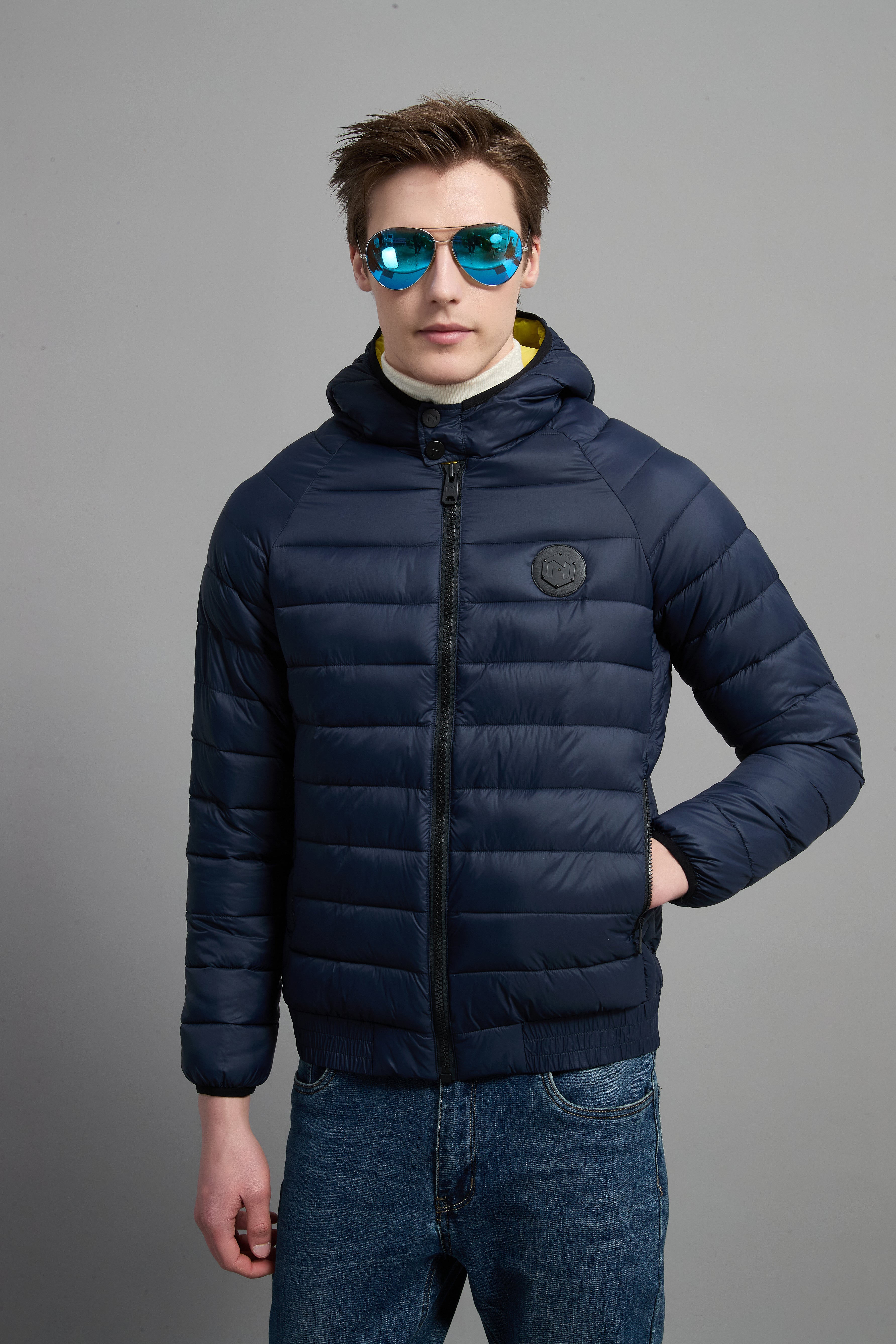 Val Men Light Weight Insulated Jacket Navy