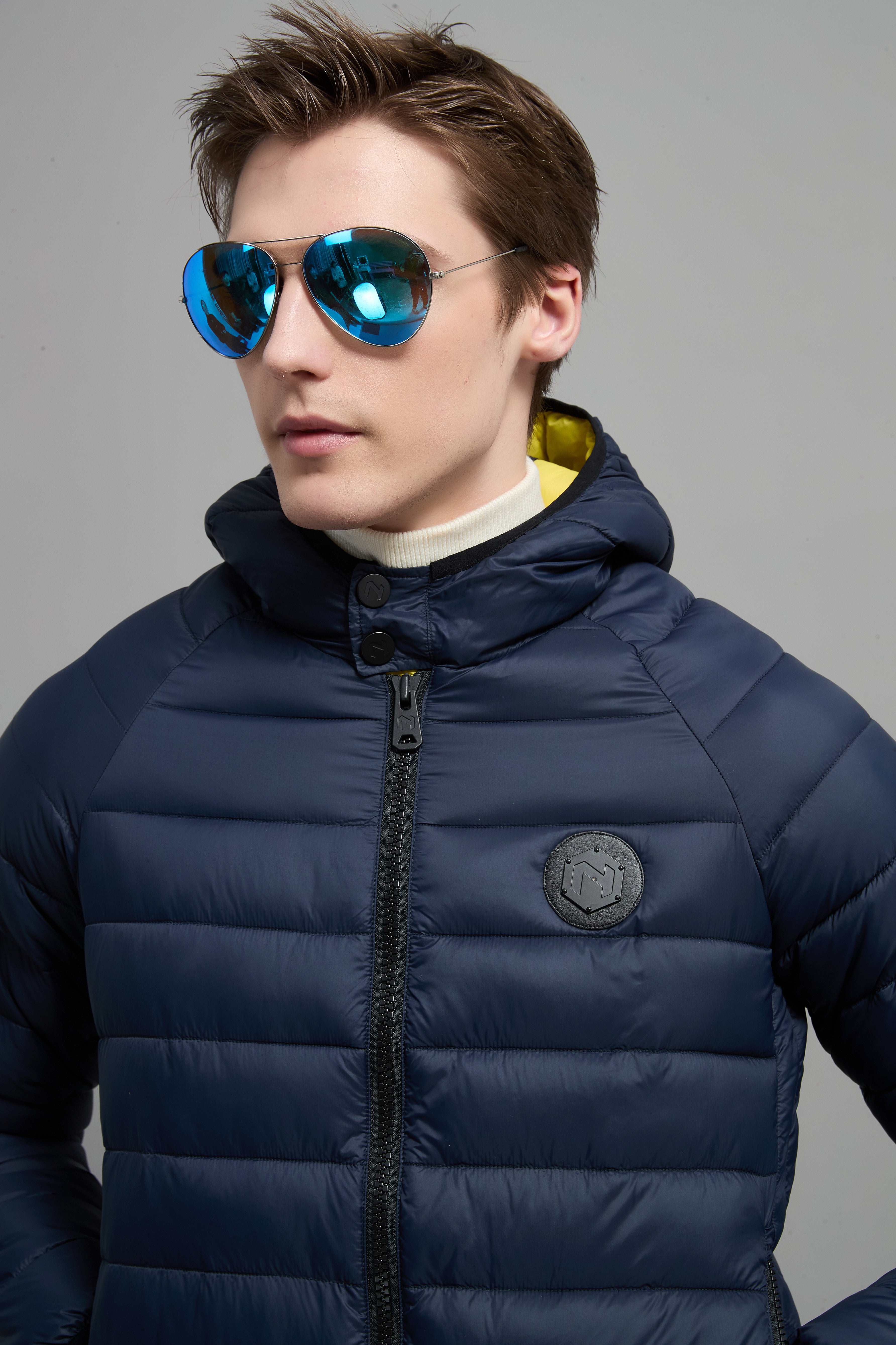 Val Men Light Weight Insulated Jacket Navy