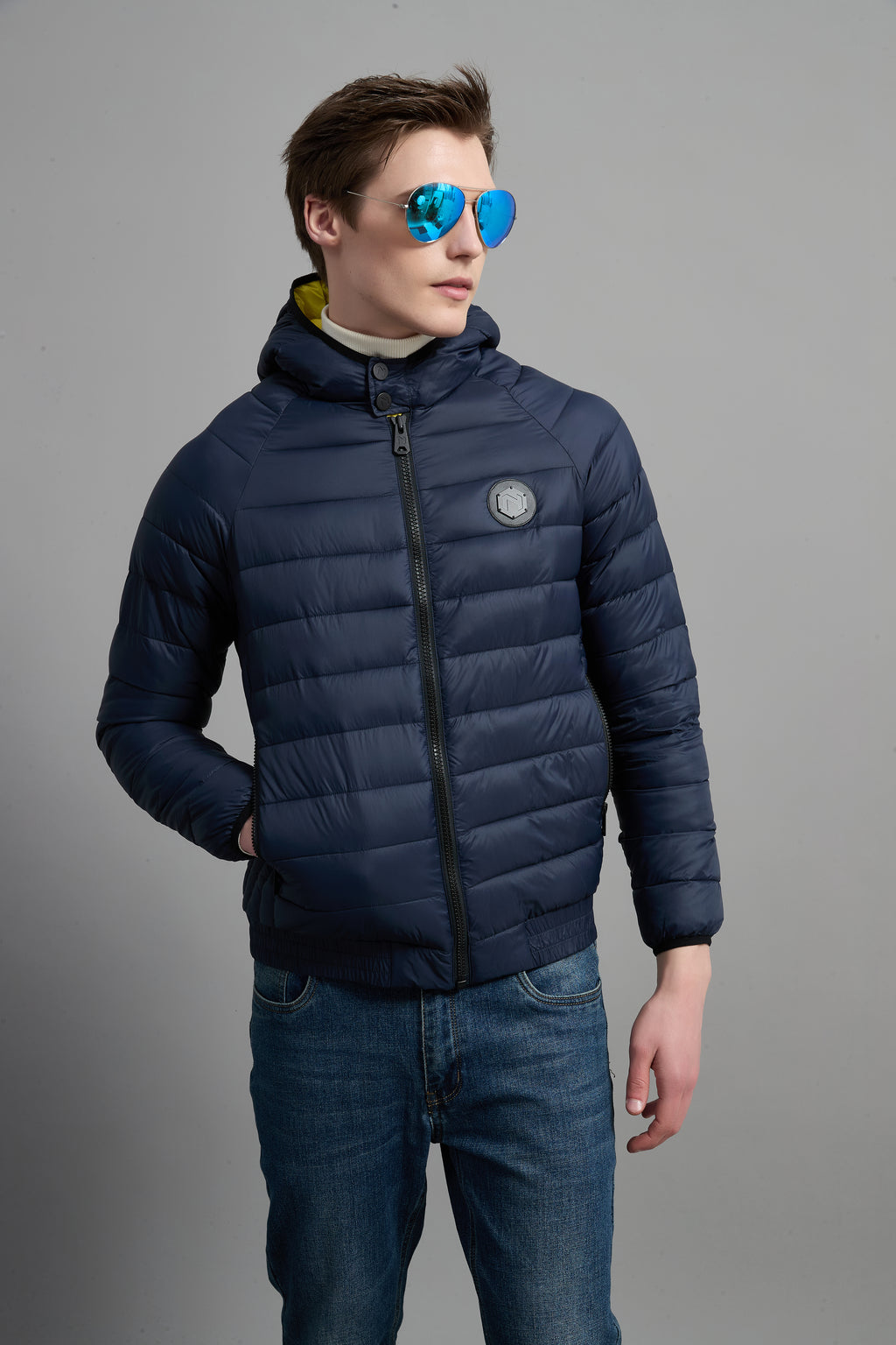 Val Men Light Weight Insulated Jacket Navy