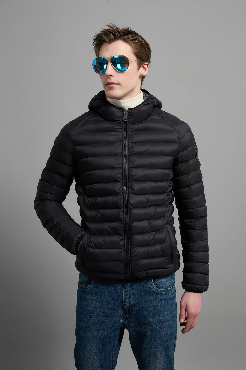 Barrie Men Light Weight Insulated Jacket Black