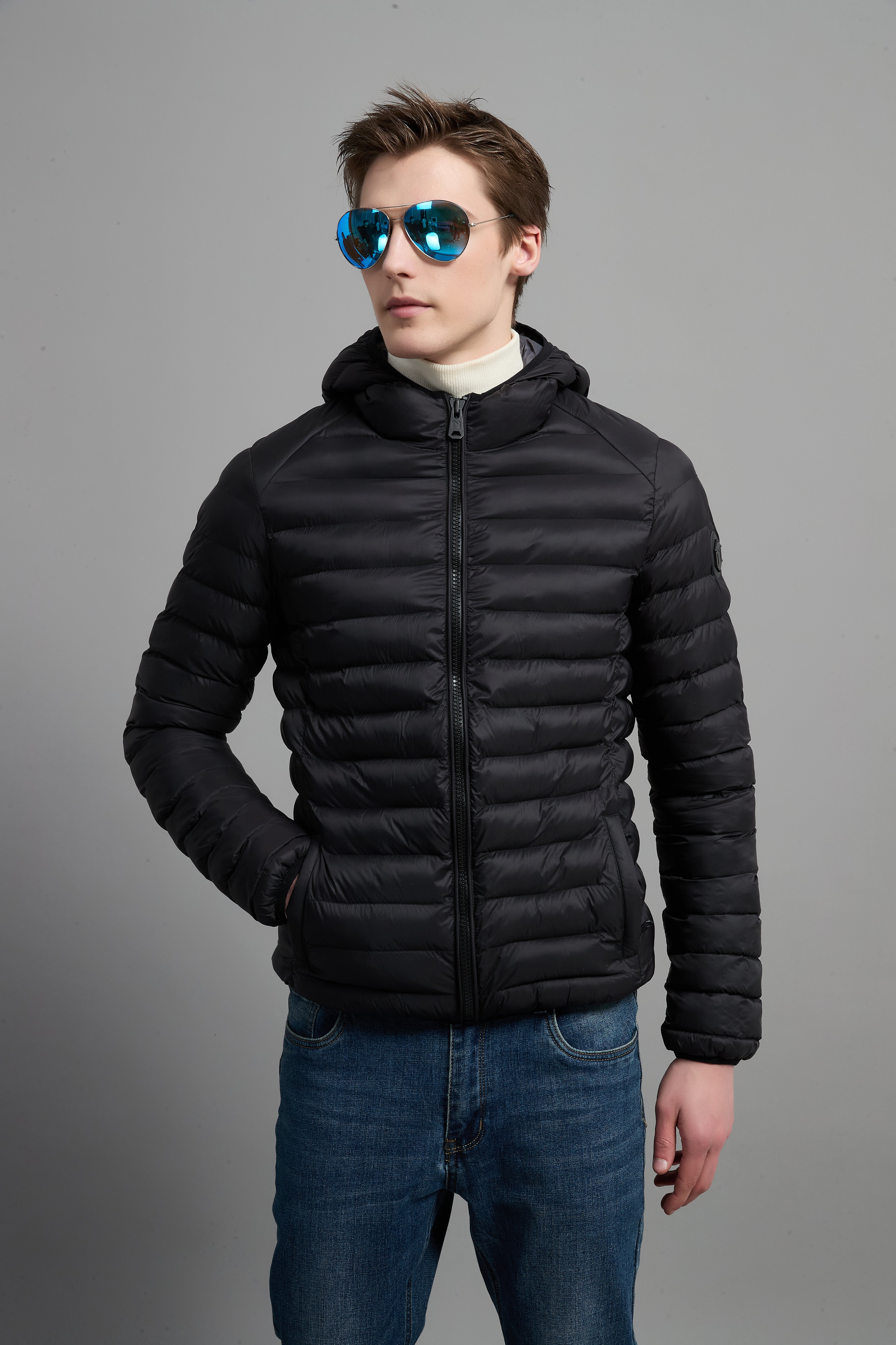 Barrie Men Light Weight Insulated Jacket Black