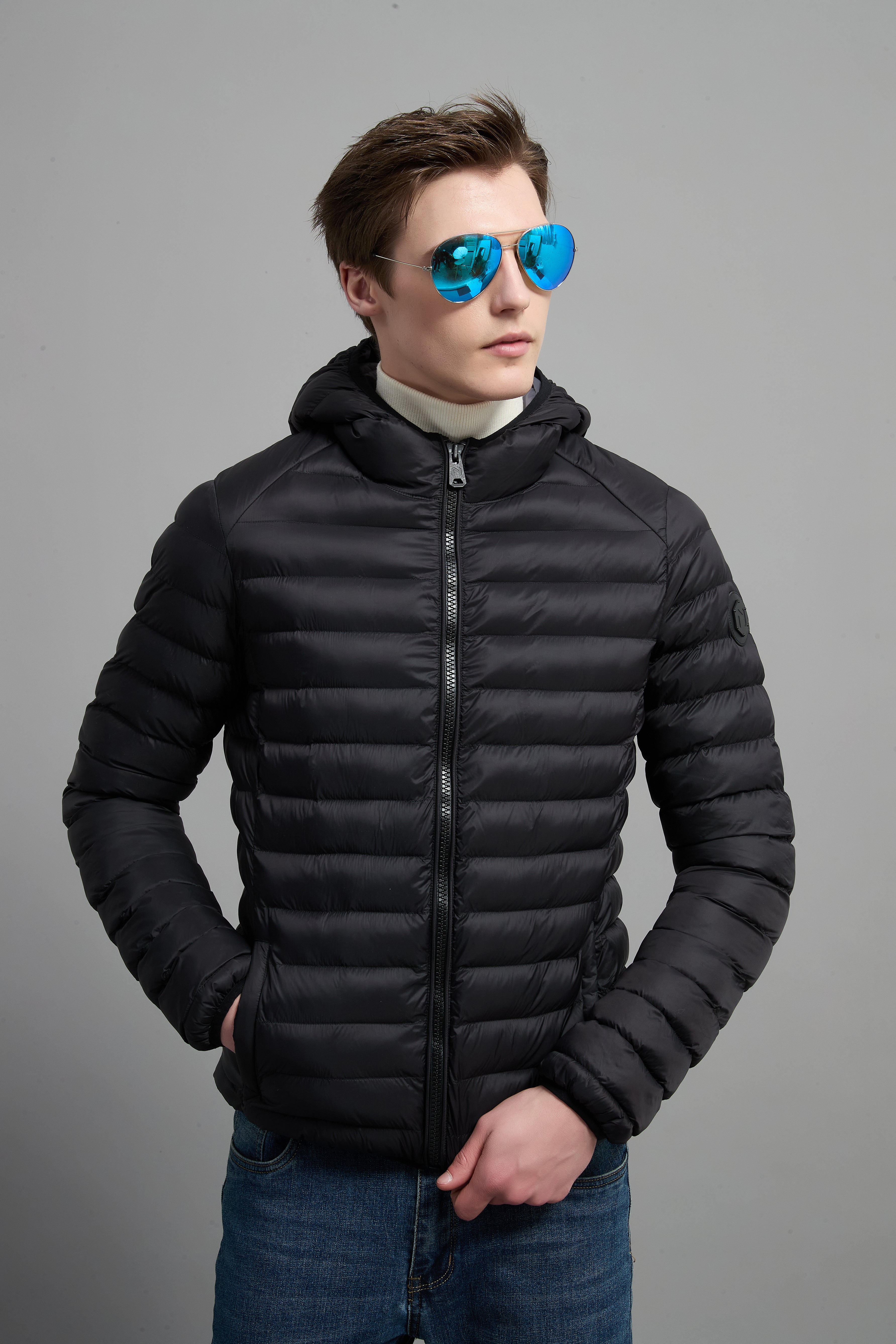 Barrie Men Light Weight Insulated Jacket Black