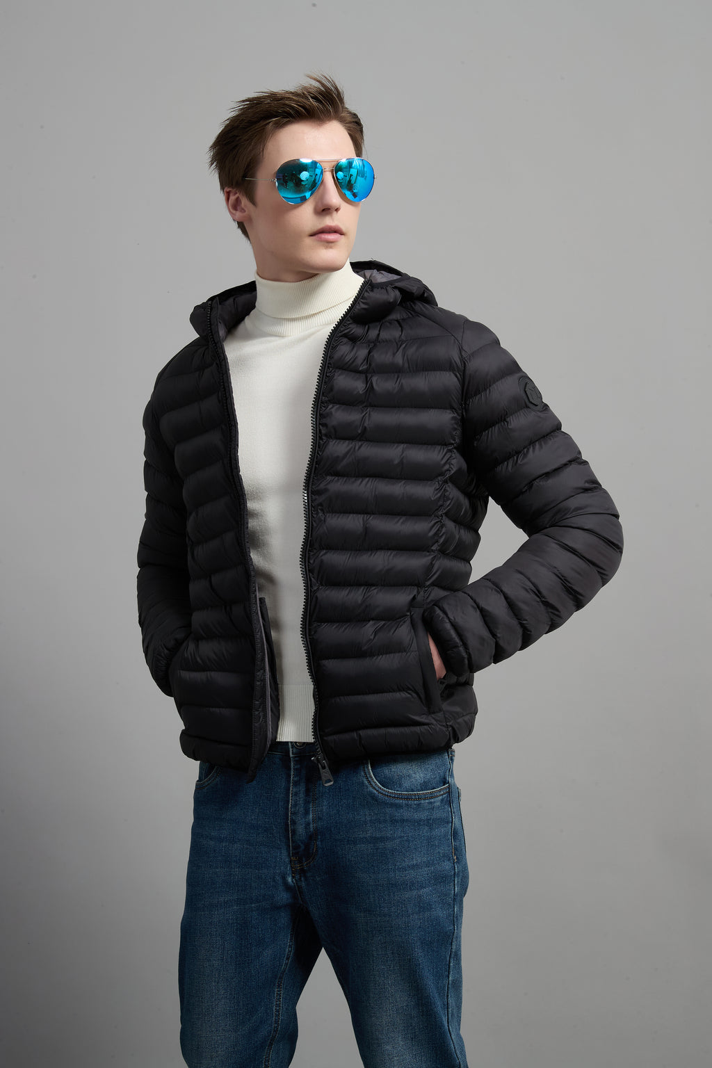 Barrie Men Light Weight Insulated Jacket Black