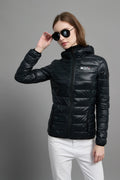 Belle Ladies Light Weight Packable Jacket Black