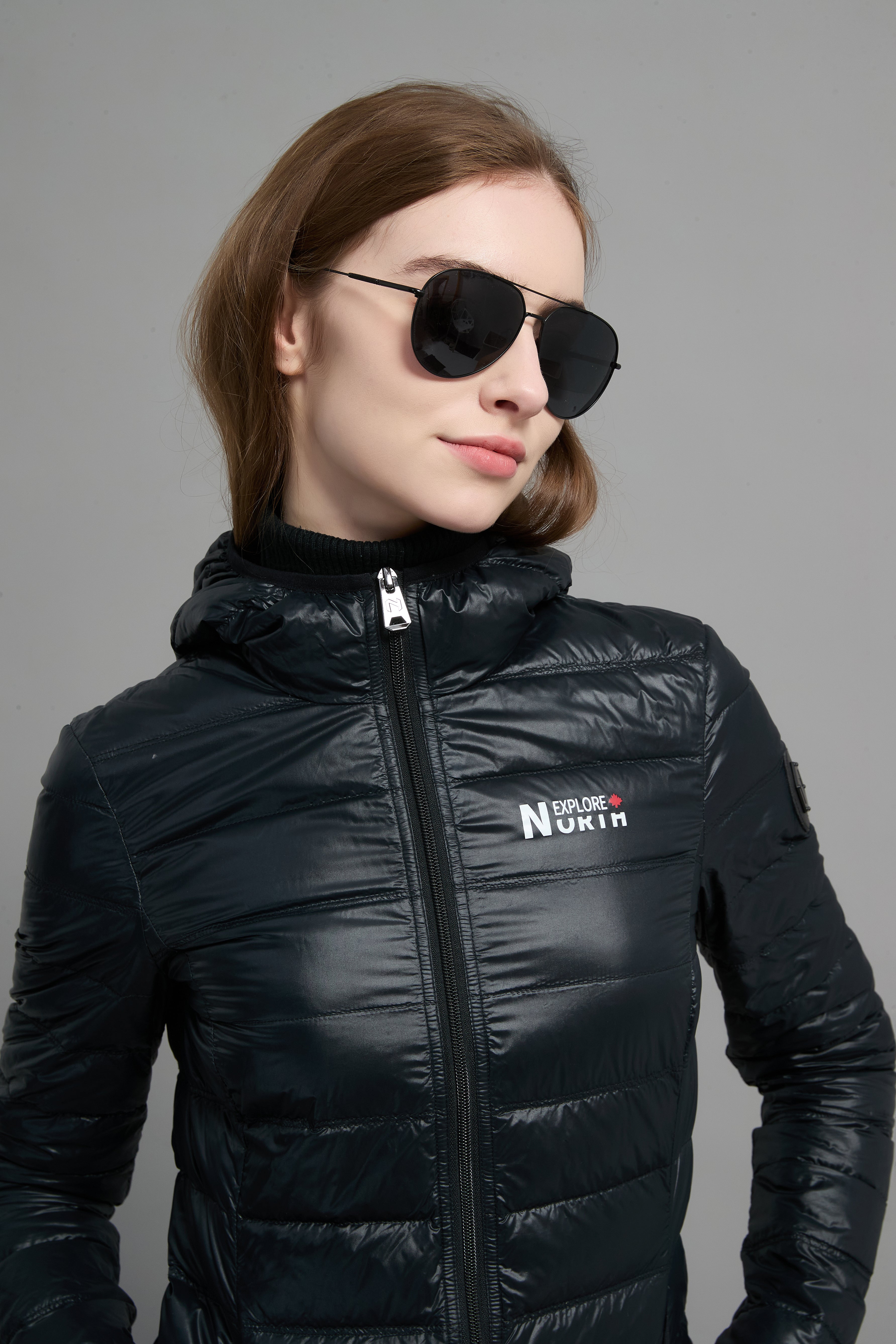 Belle Ladies Light Weight Packable Jacket Black