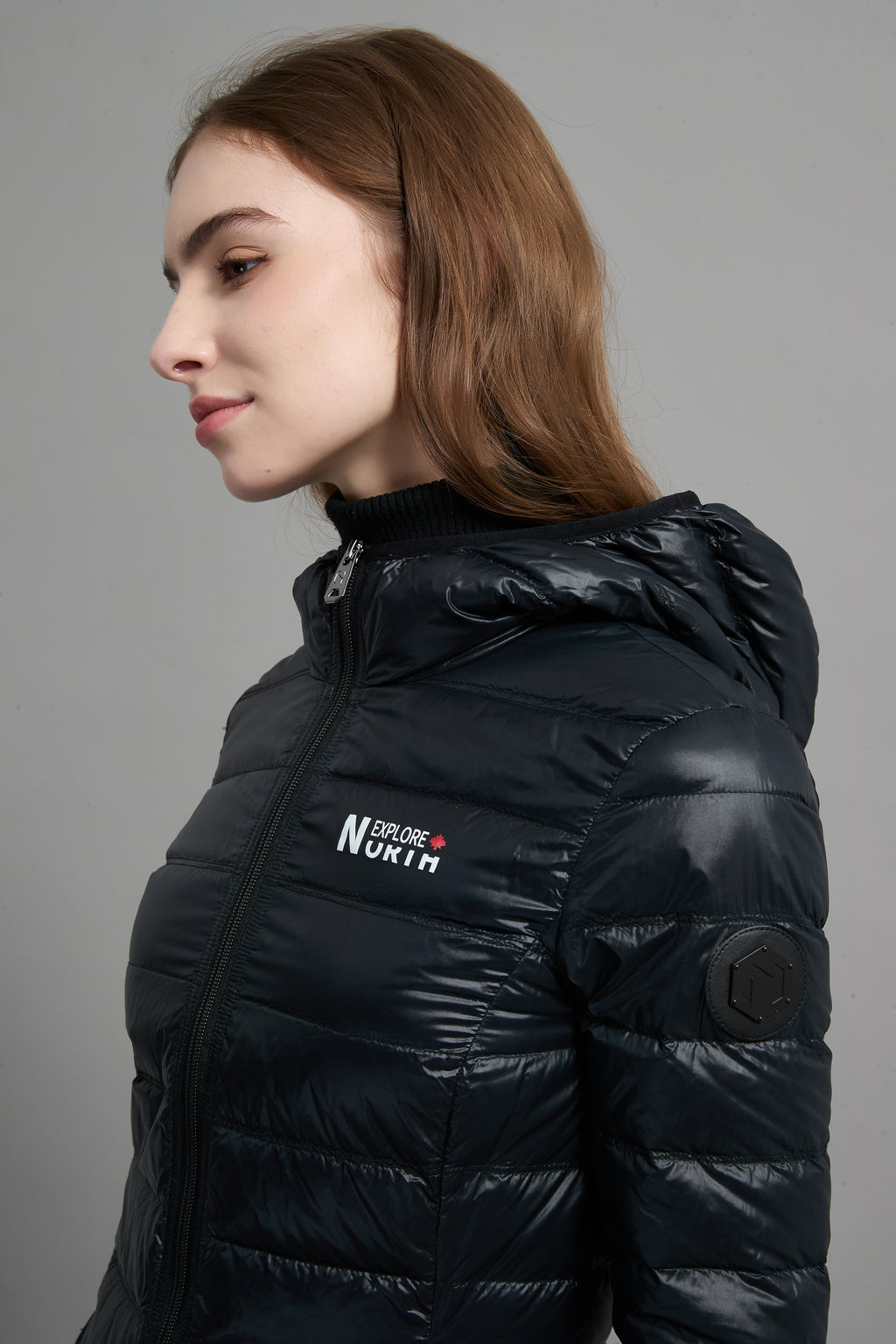 Belle Ladies Light Weight Packable Jacket Black