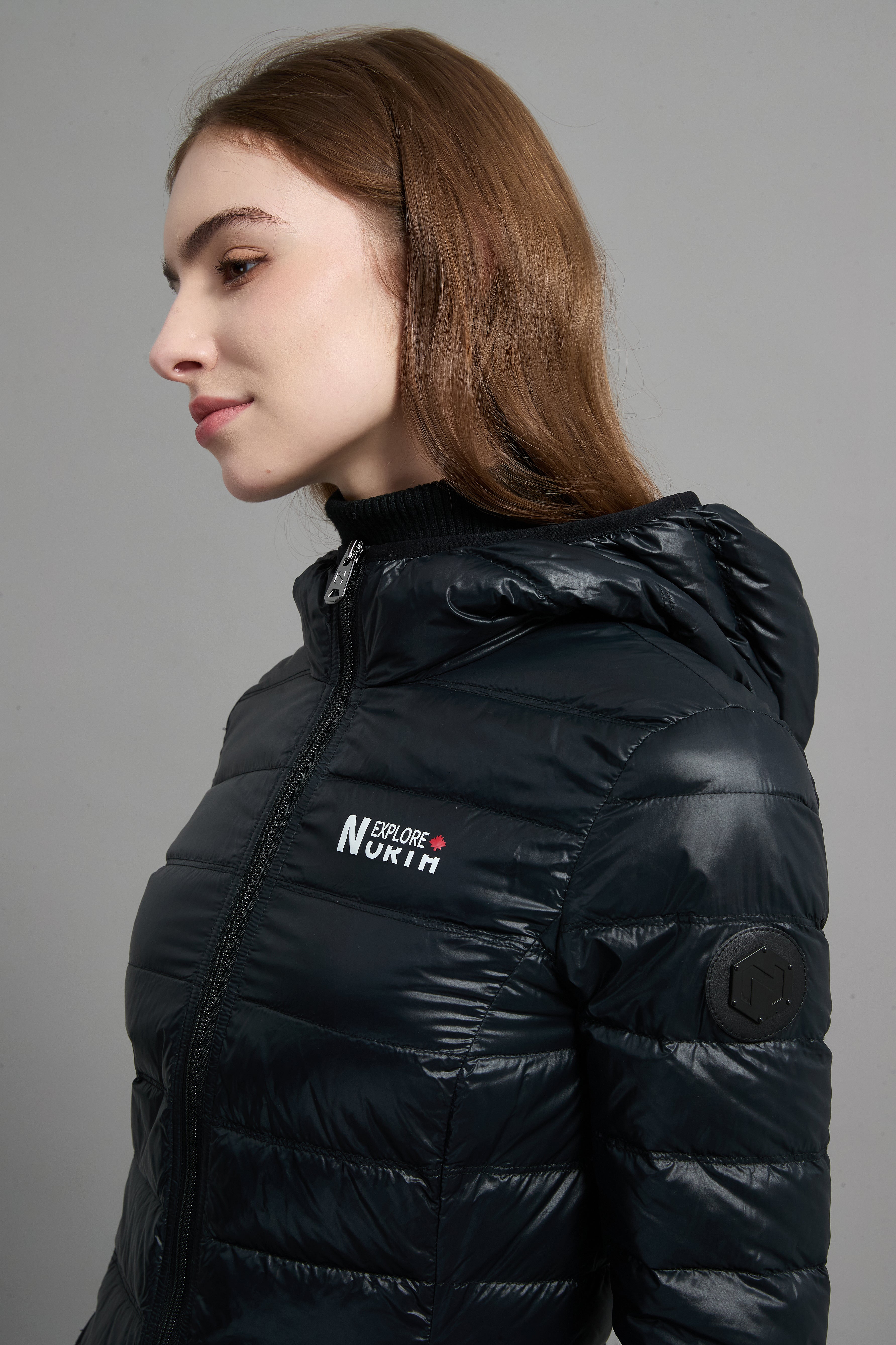 Belle Ladies Light Weight Packable Jacket Black