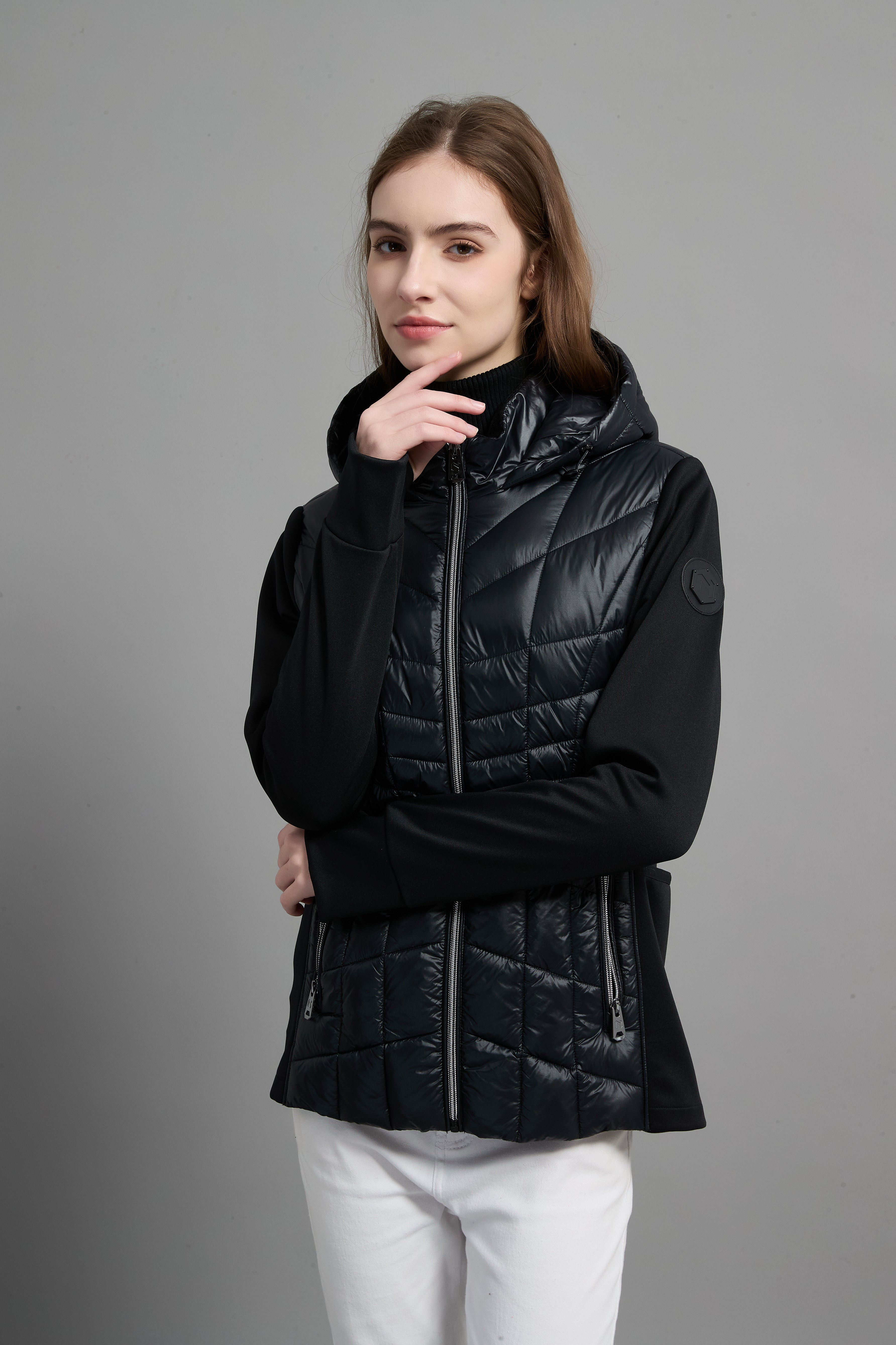 Aurora Ladies Light Weight Insulated Jacket Black