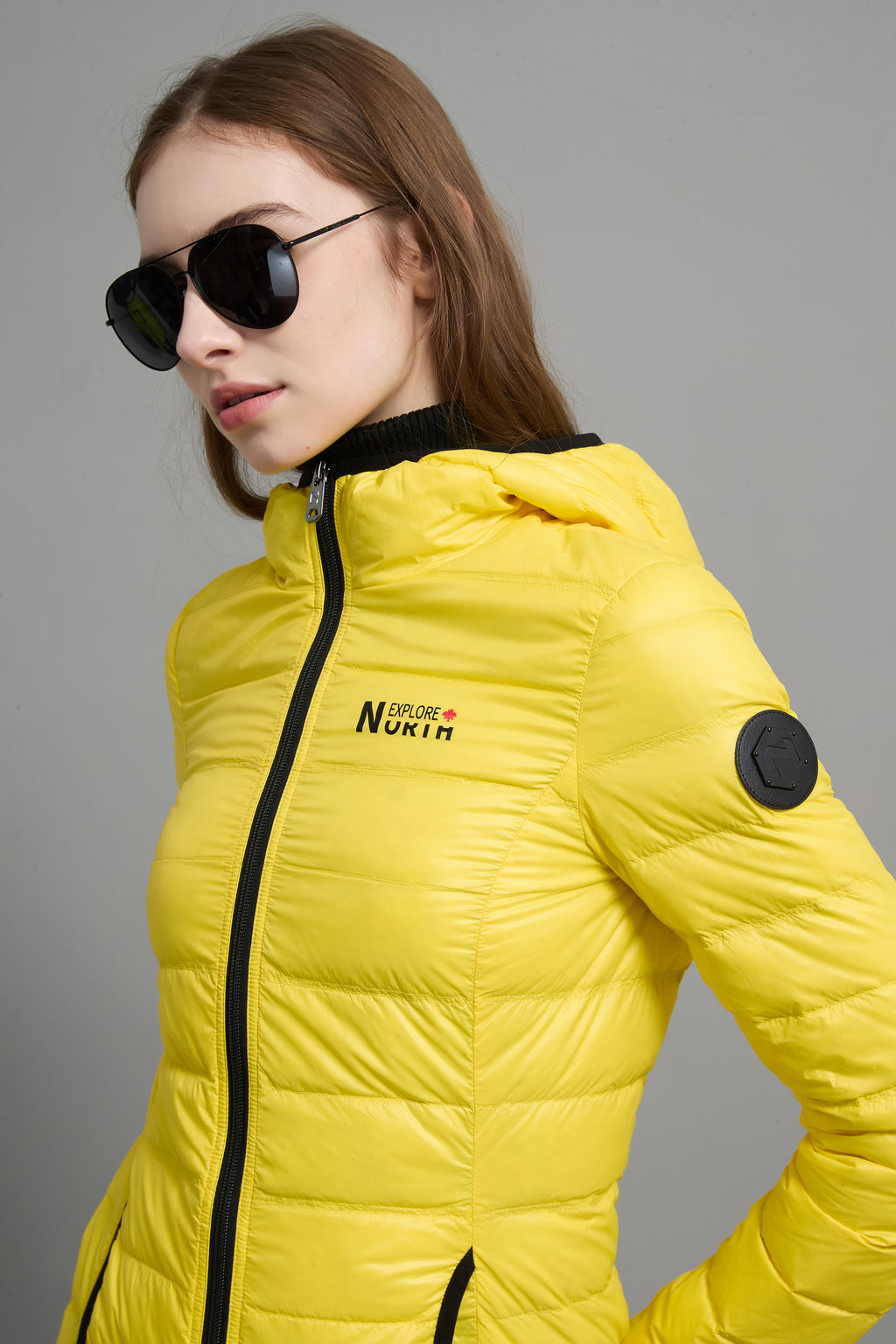 Belle Ladies Light Weight Packable Jacket Yellow