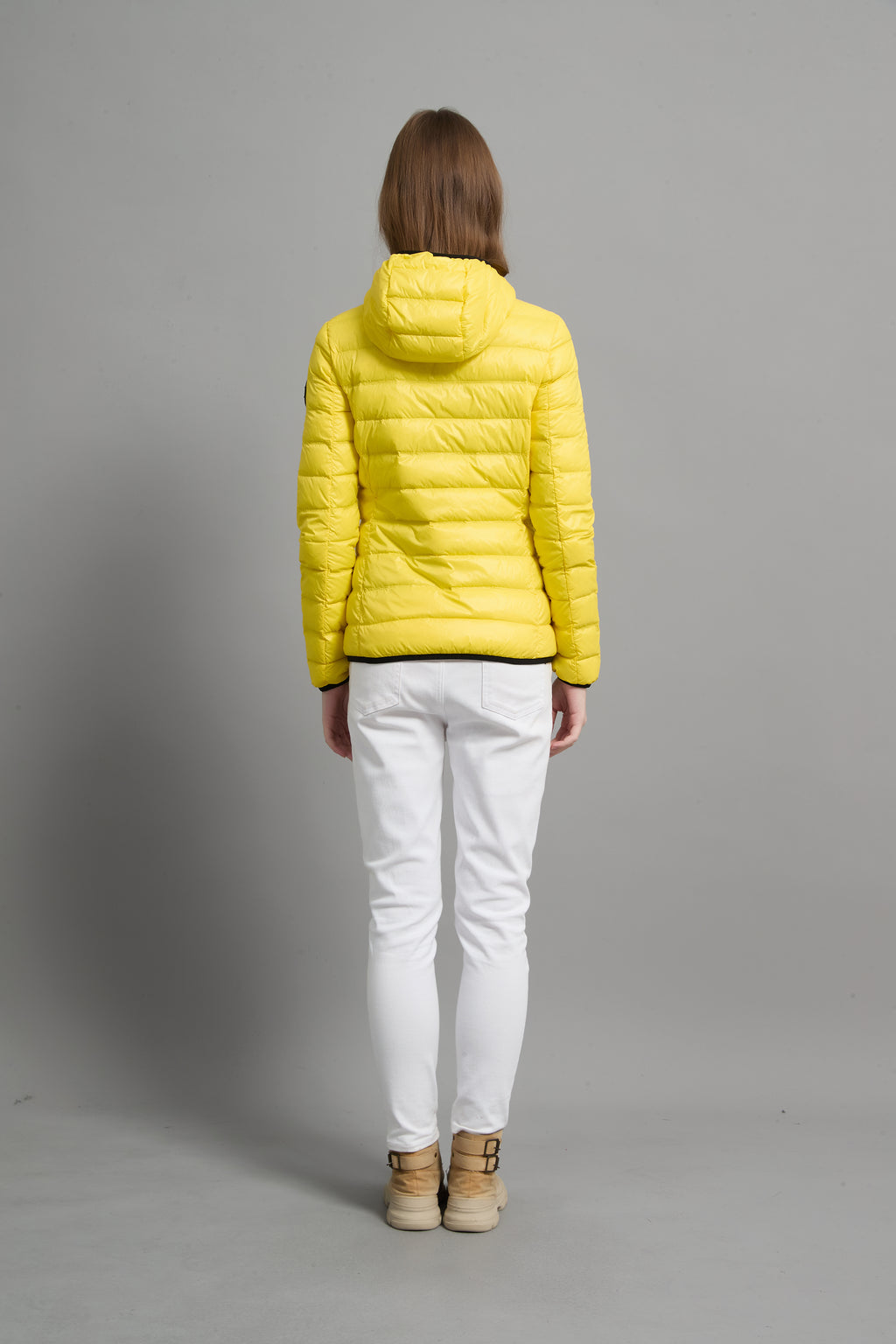 Belle Ladies Light Weight Packable Jacket Yellow