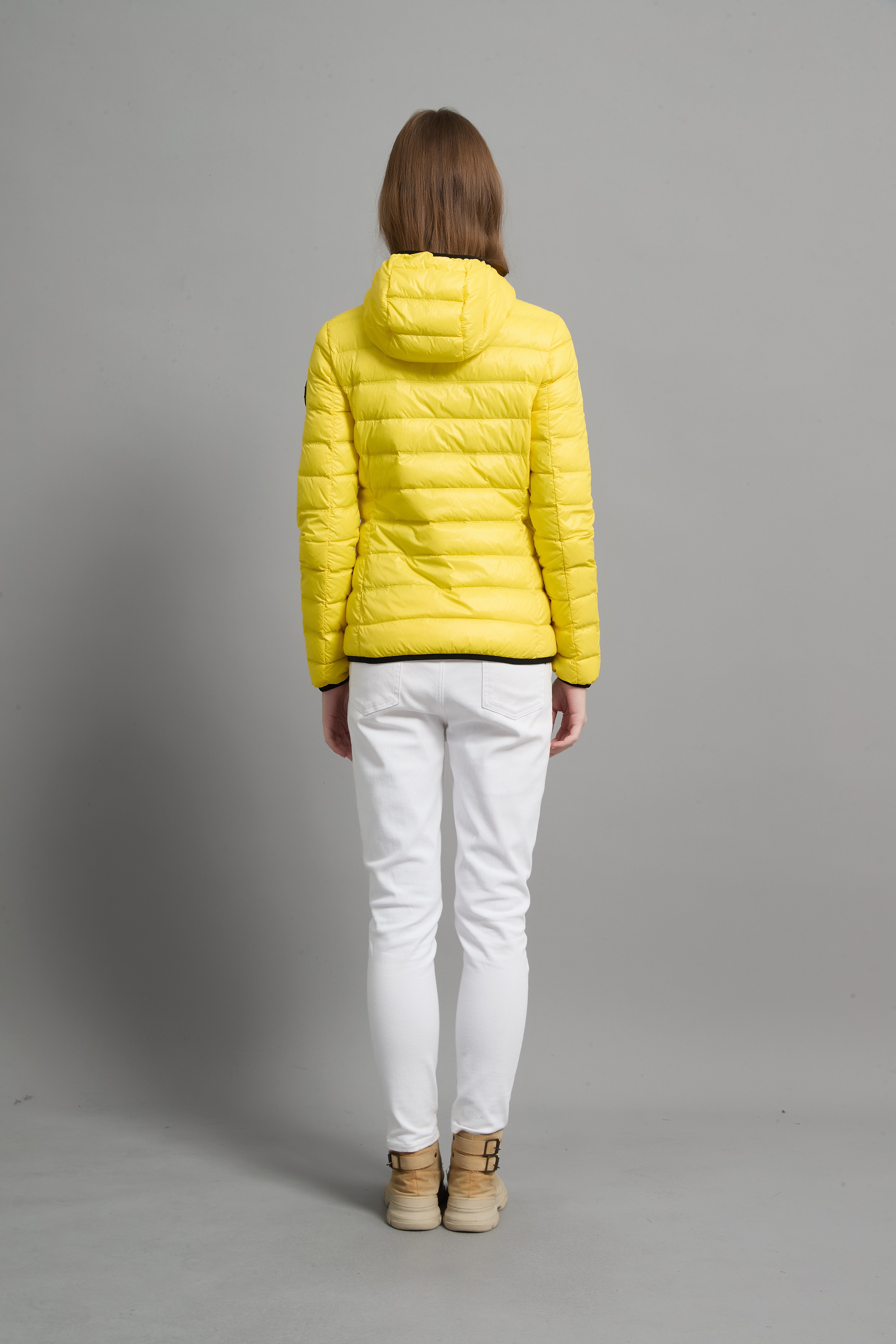 Belle Ladies Light Weight Packable Jacket Yellow