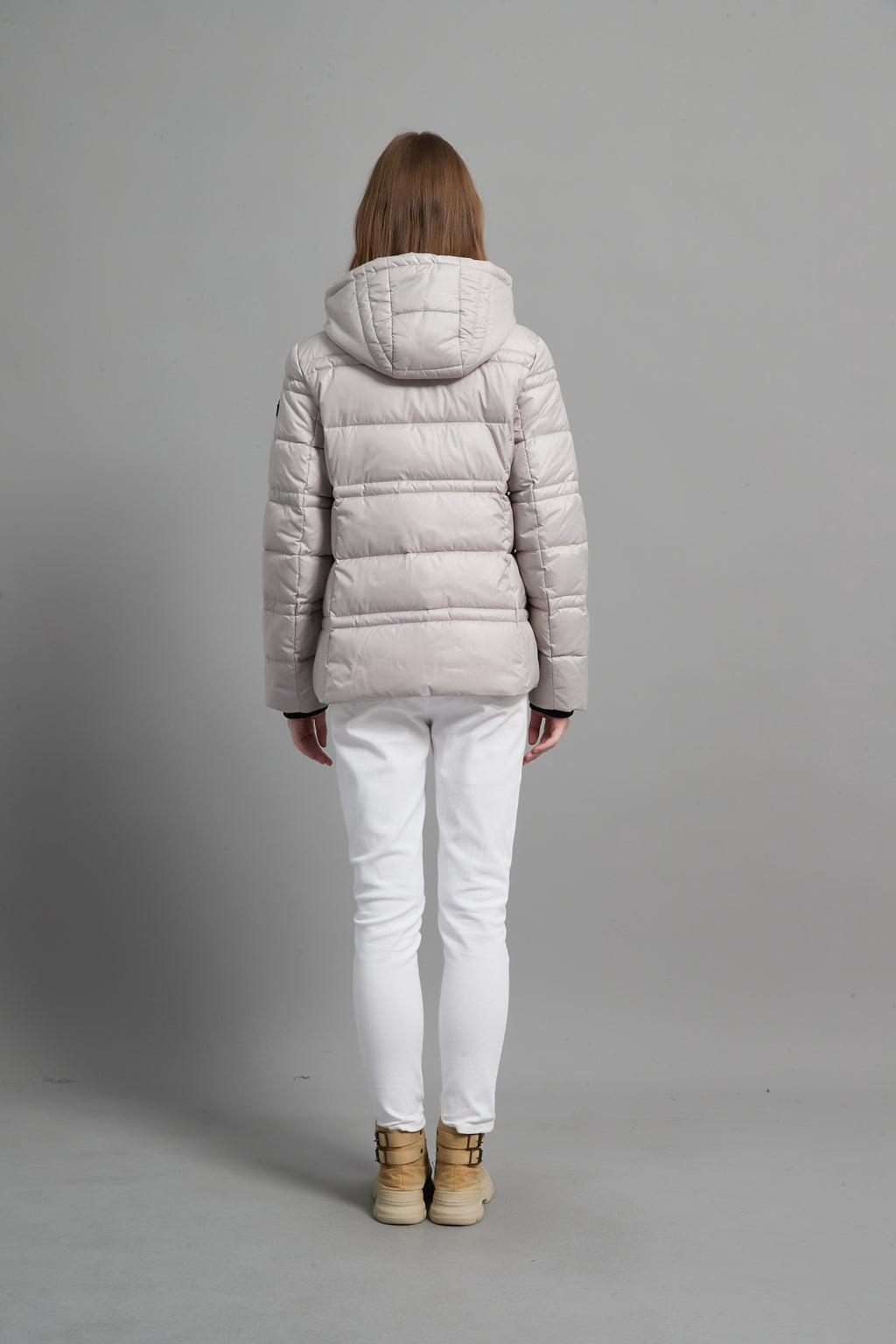Rose Ladies Light Weight Insulated Jacket Beige