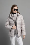 Rose Ladies Light Weight Insulated Jacket Beige