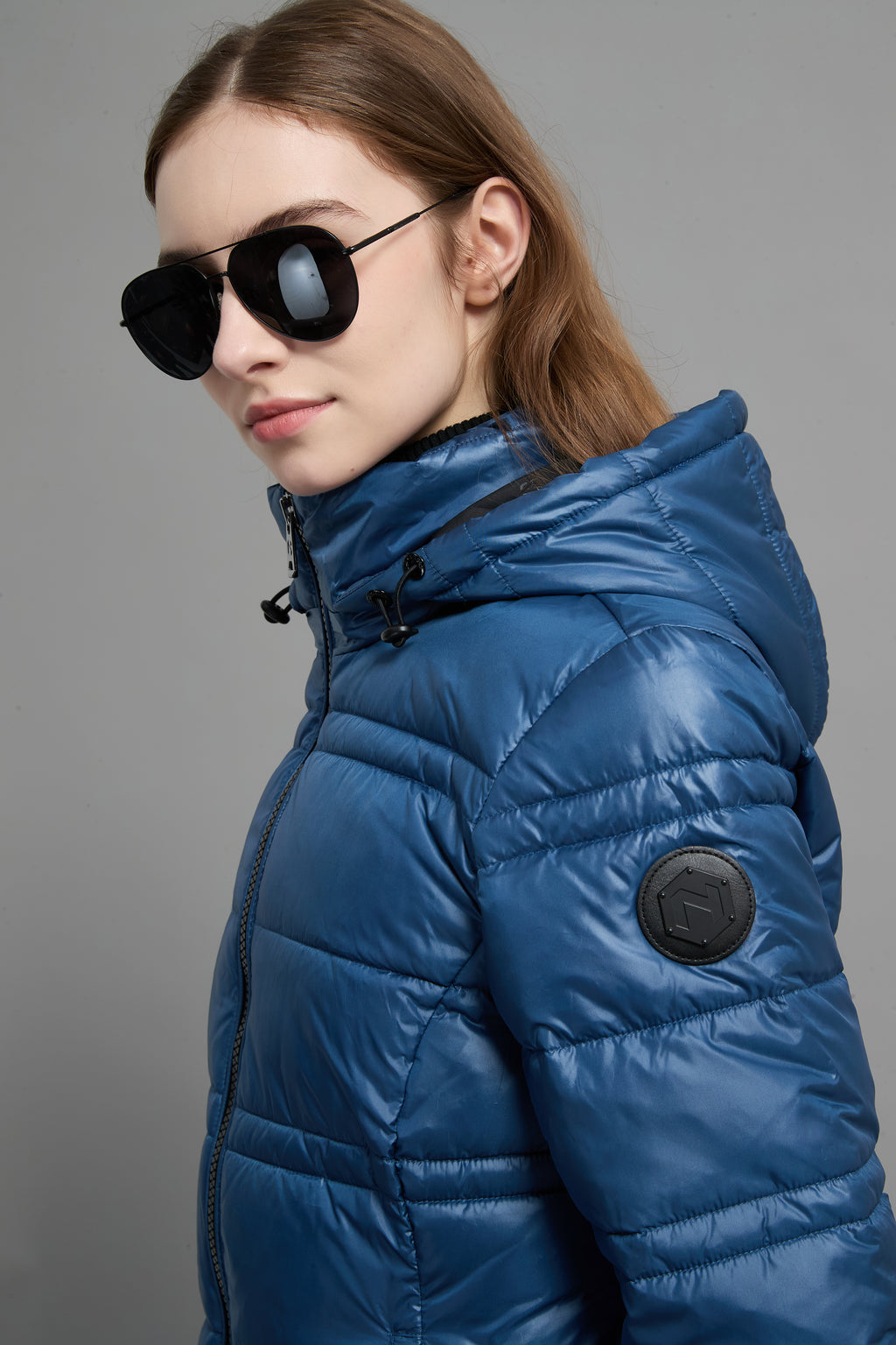 Rose Ladies Light Weight Insulated Jacket Blue