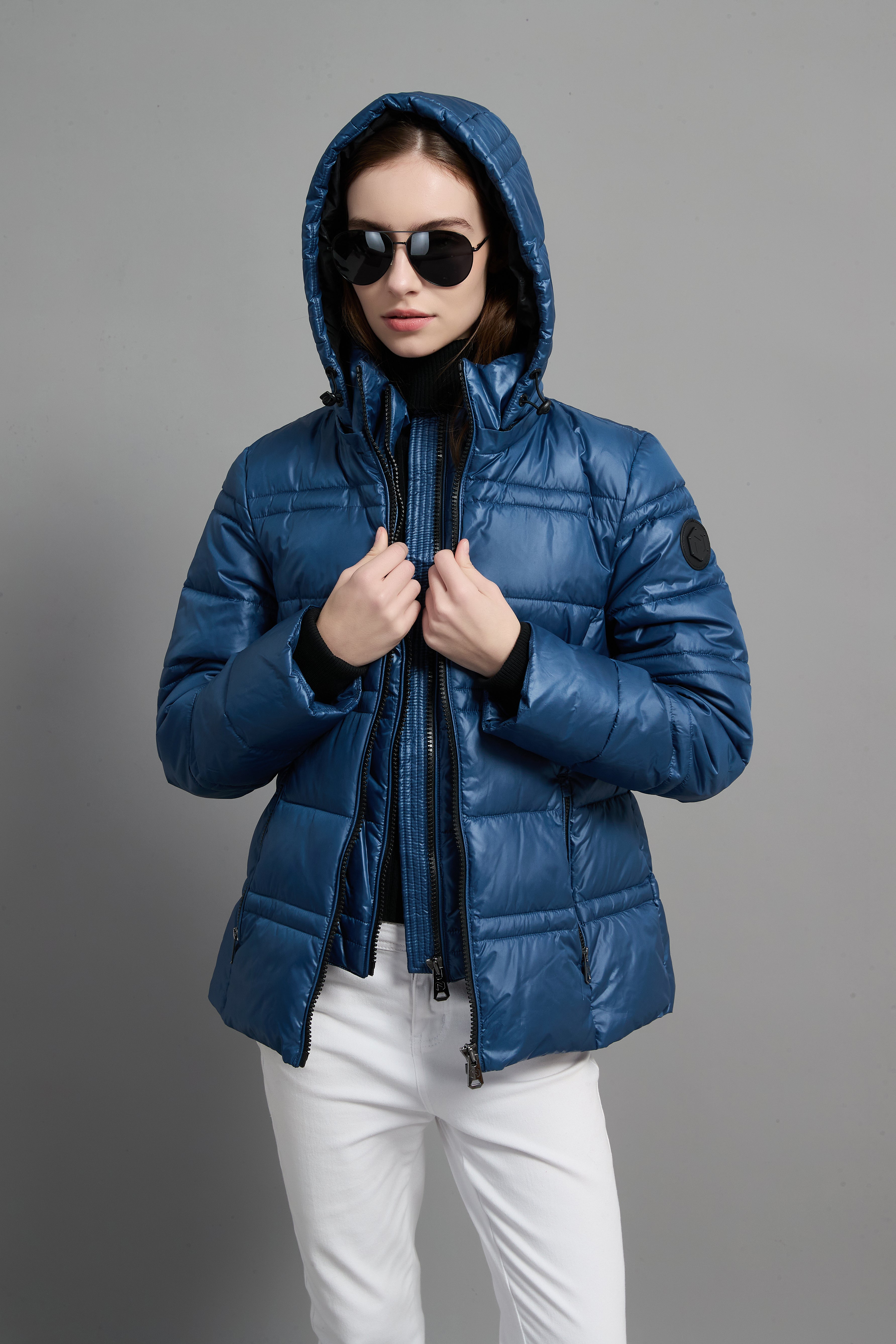 Rose Ladies Light Weight Insulated Jacket Blue