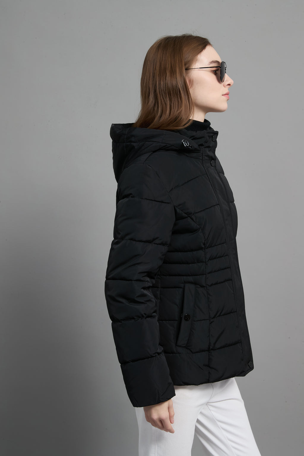 Victoria Ladies Light Weight Insulated Jacket Black