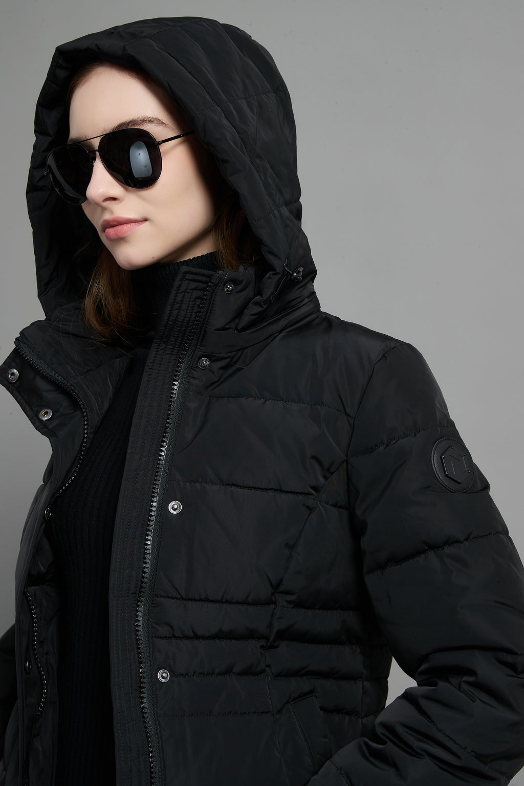 Victoria Ladies Light Weight Insulated Jacket Black