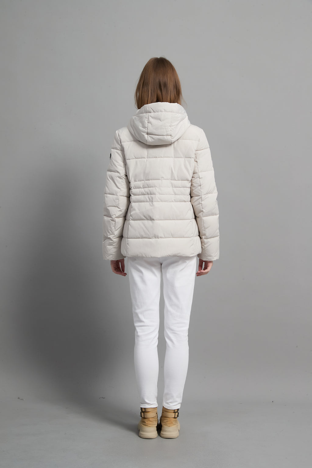 Victoria Ladies Light Weight Insulated Jacket Beige