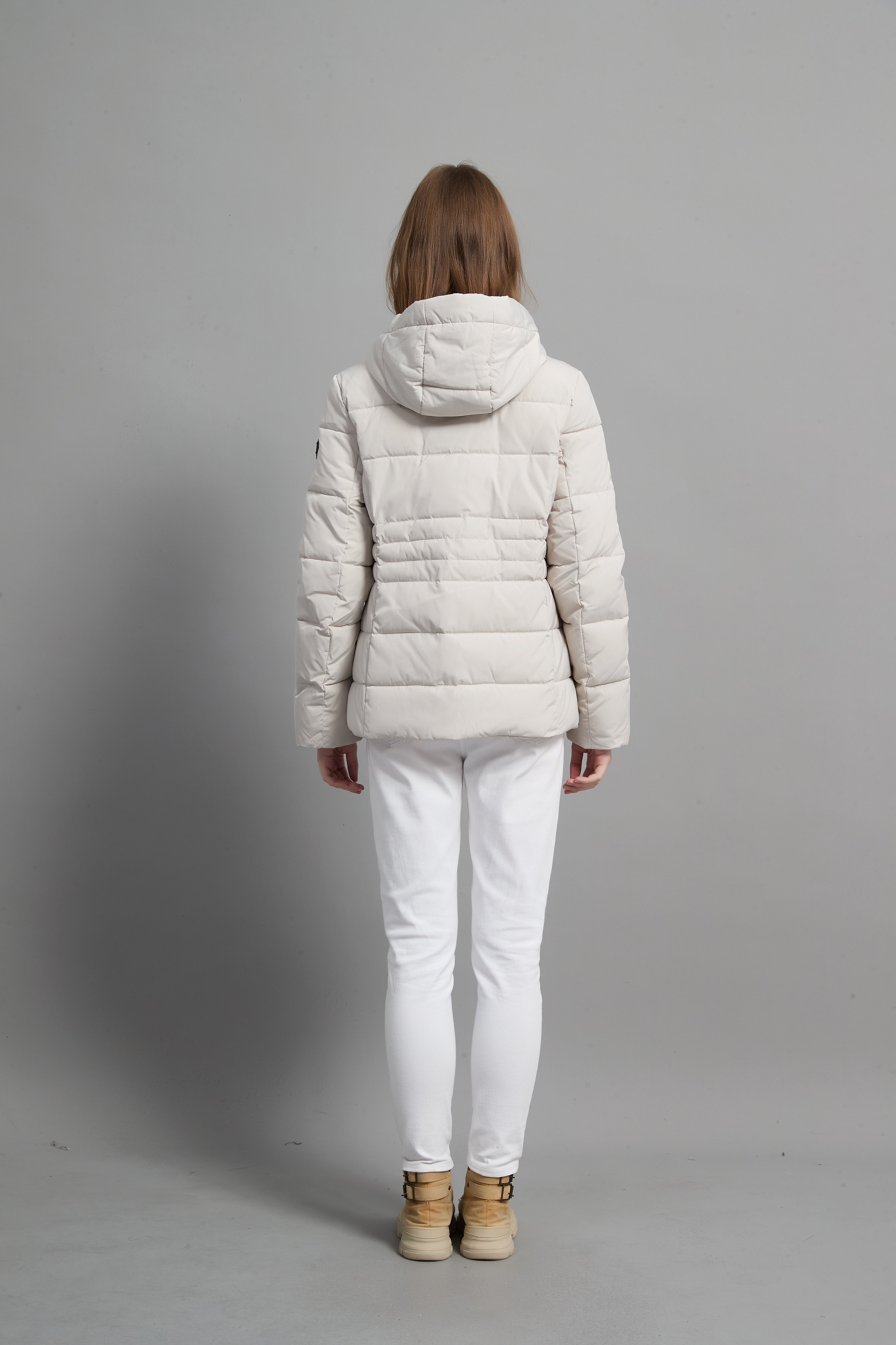 Victoria Ladies Light Weight Insulated Jacket Beige