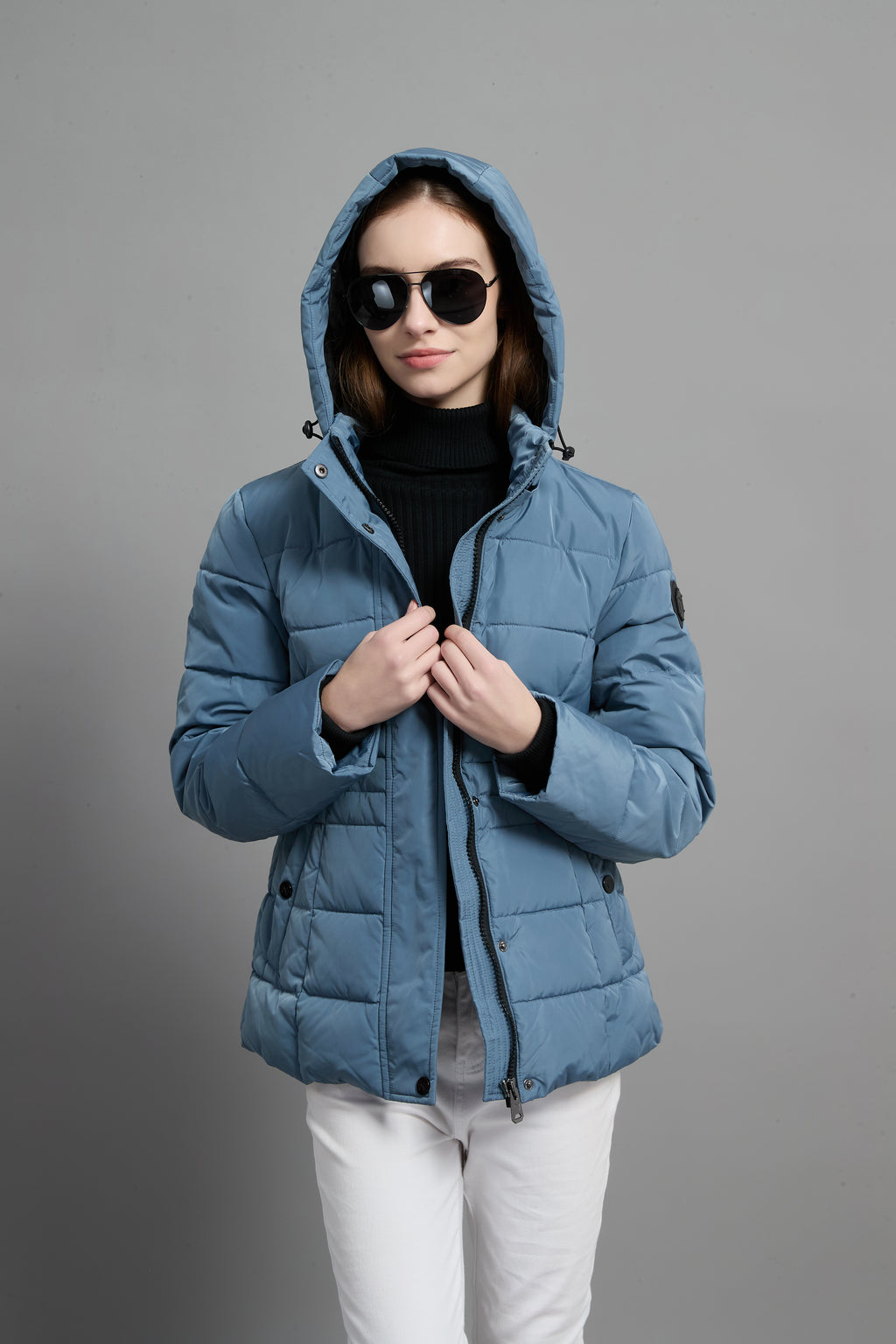Victoria Ladies Light Weight Insulated Jacket Blue