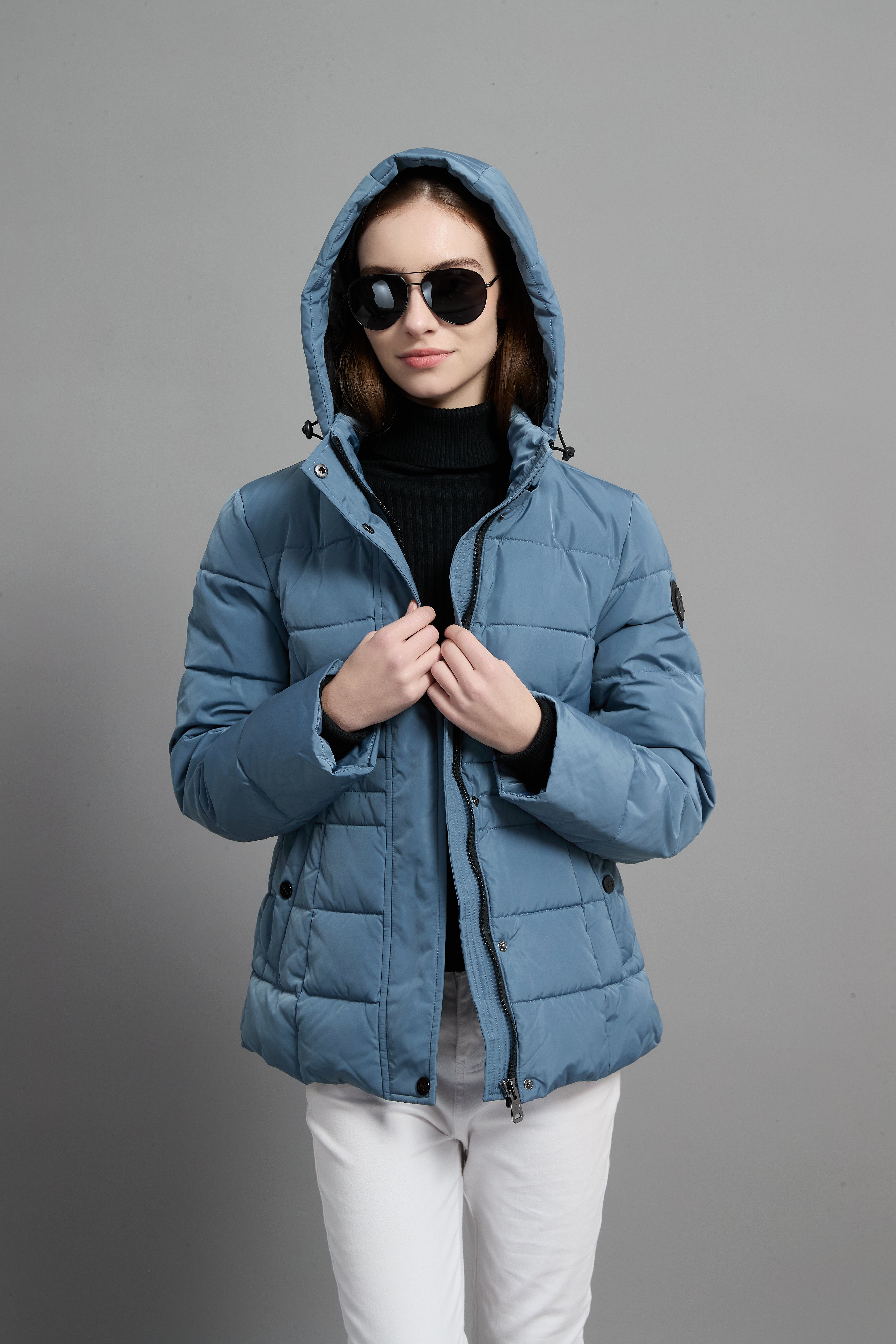 Victoria Ladies Light Weight Insulated Jacket Blue