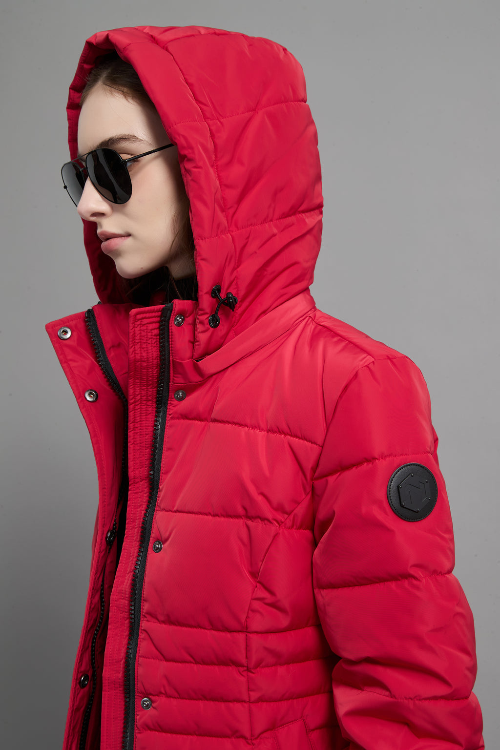 Victoria Ladies Light Weight Insulated Jacket Red
