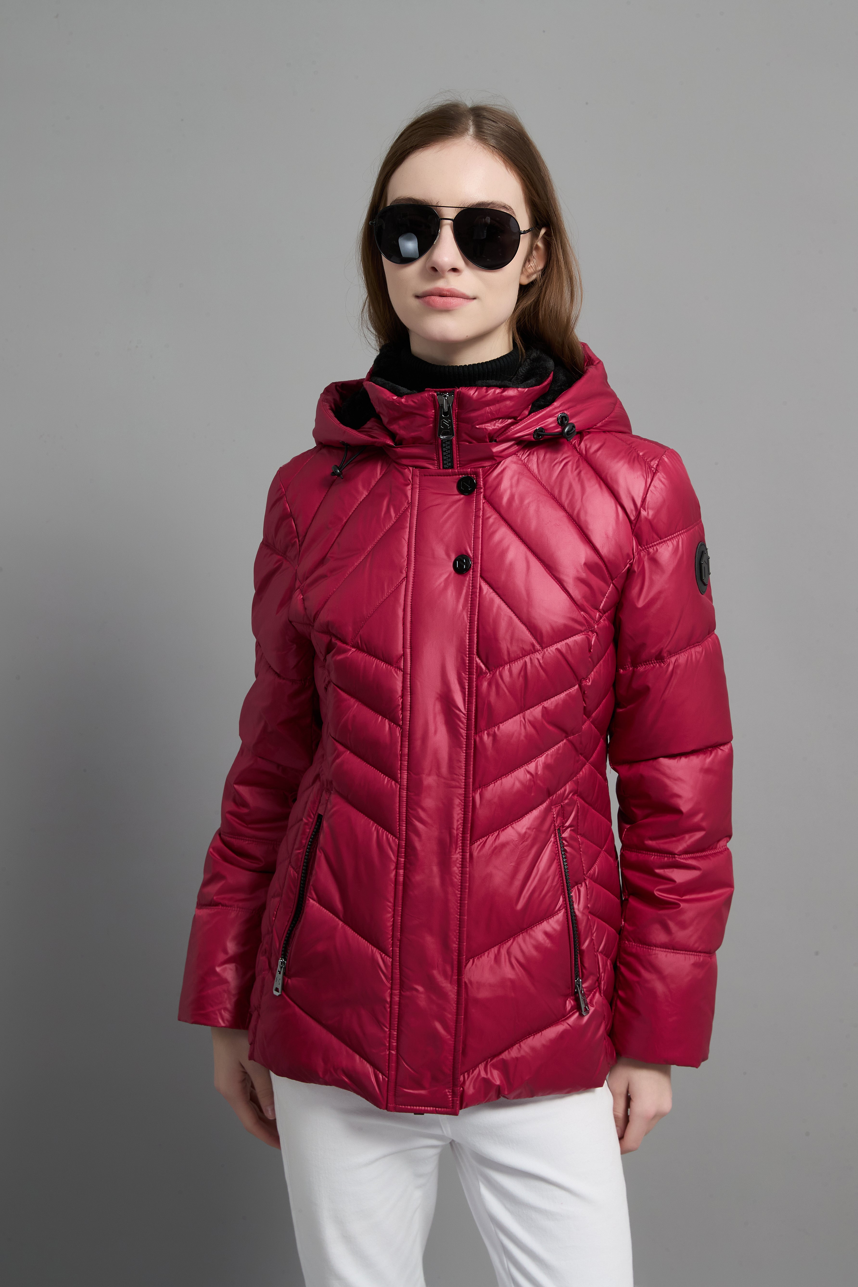Mati Ladies Light Weight Insulated Jacket Red