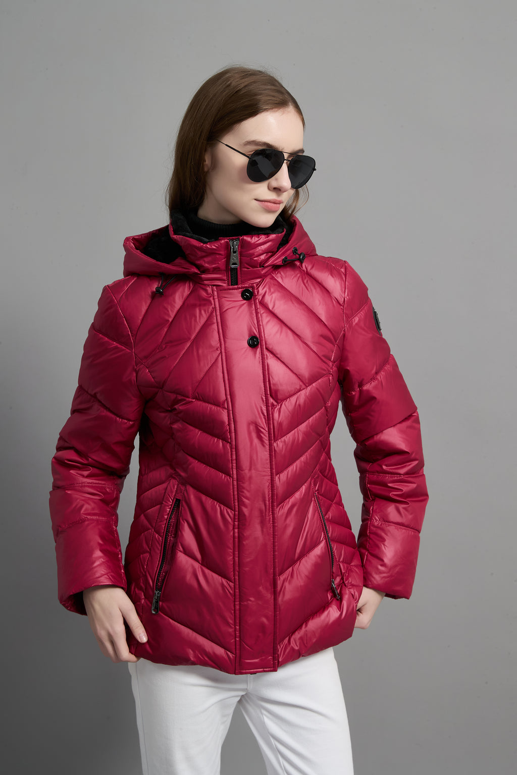 Mati Ladies Light Weight Insulated Jacket Red