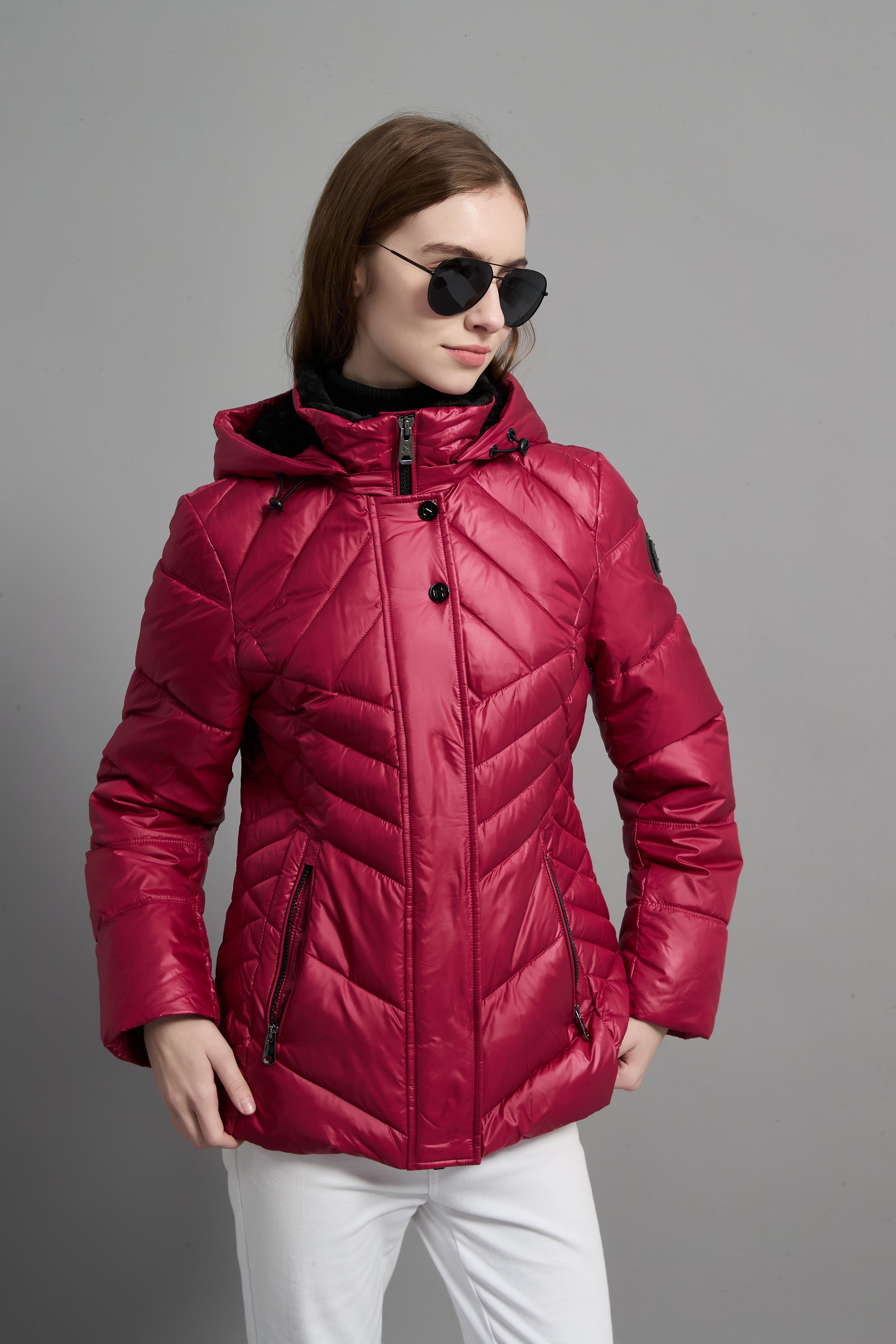 Mati Ladies Light Weight Insulated Jacket Red