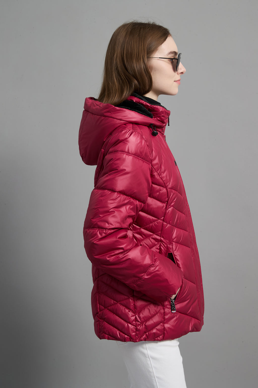 Mati Ladies Light Weight Insulated Jacket Red