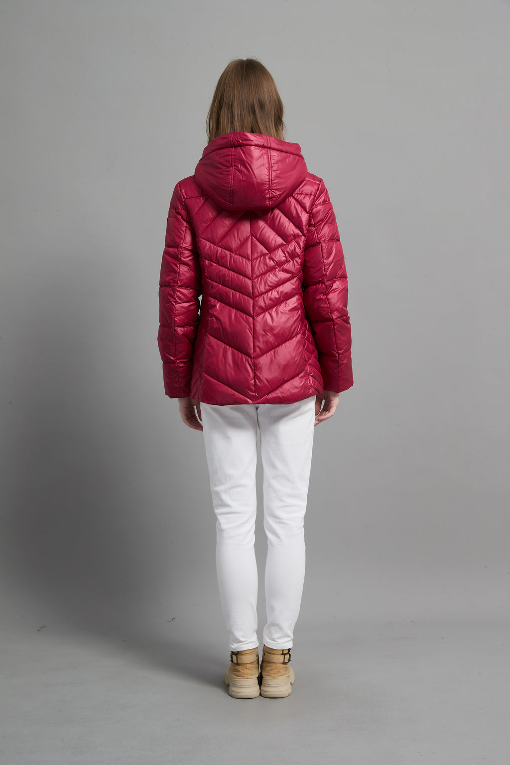 Mati Ladies Light Weight Insulated Jacket Red