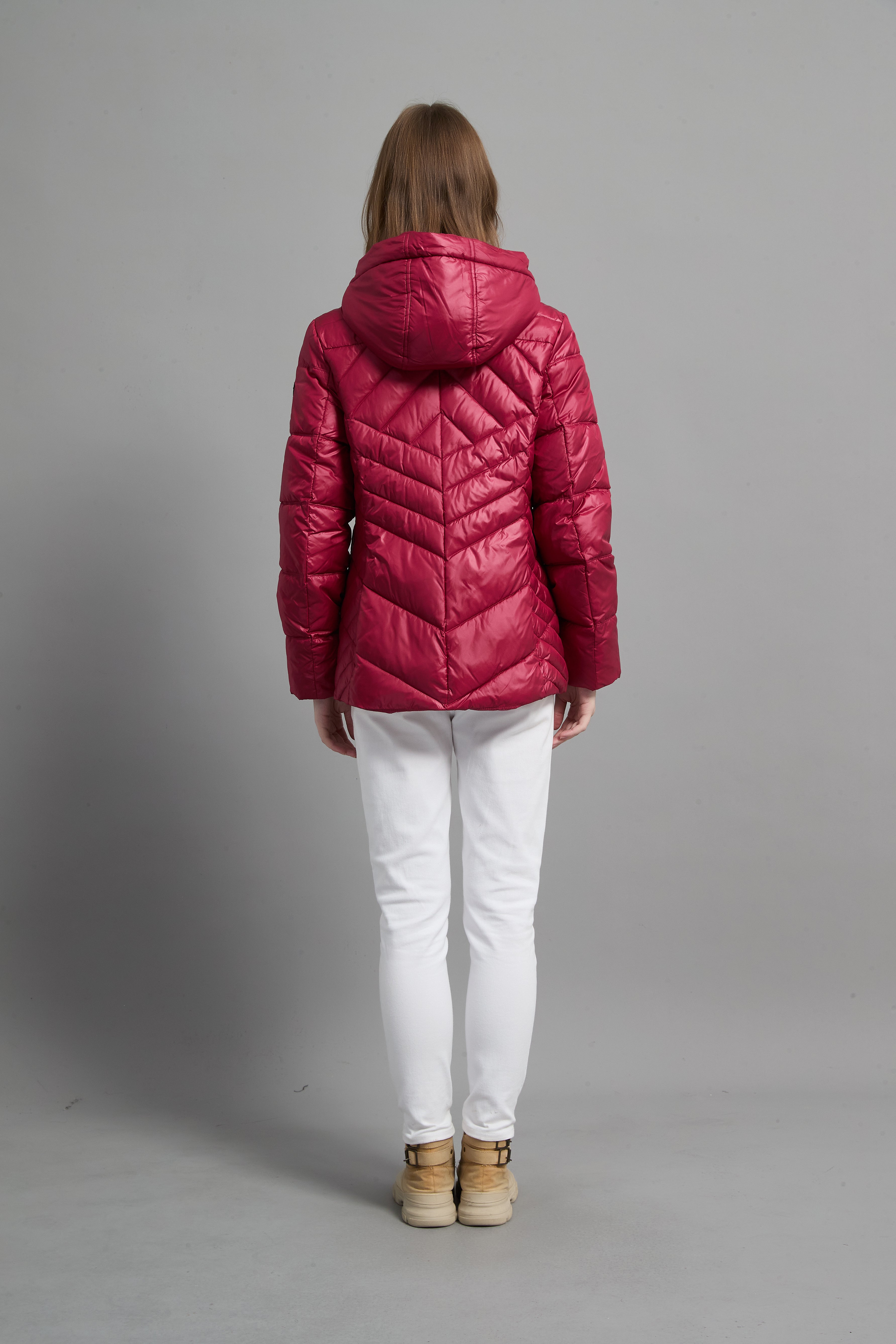 Mati Ladies Light Weight Insulated Jacket Red