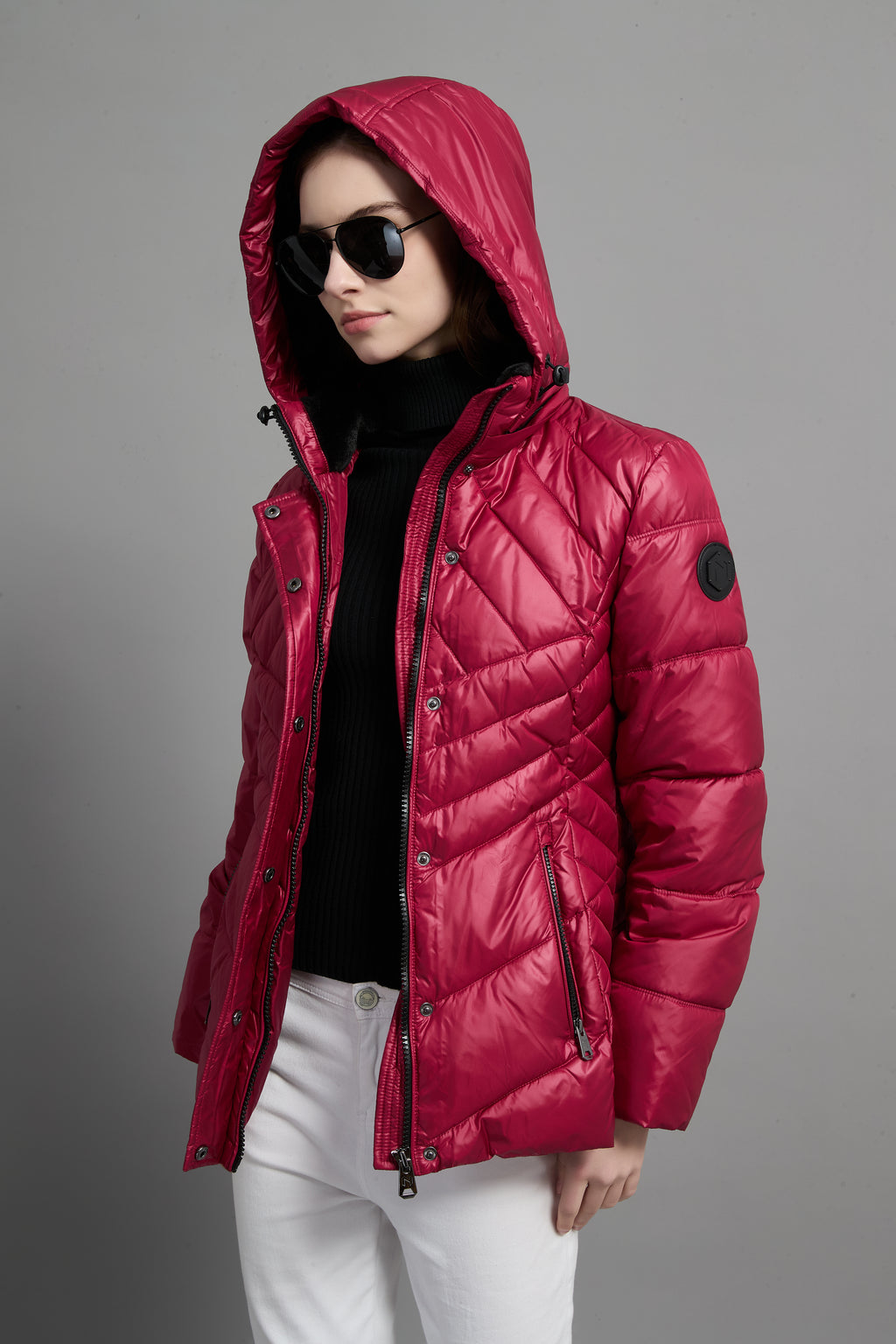Mati Ladies Light Weight Insulated Jacket Red