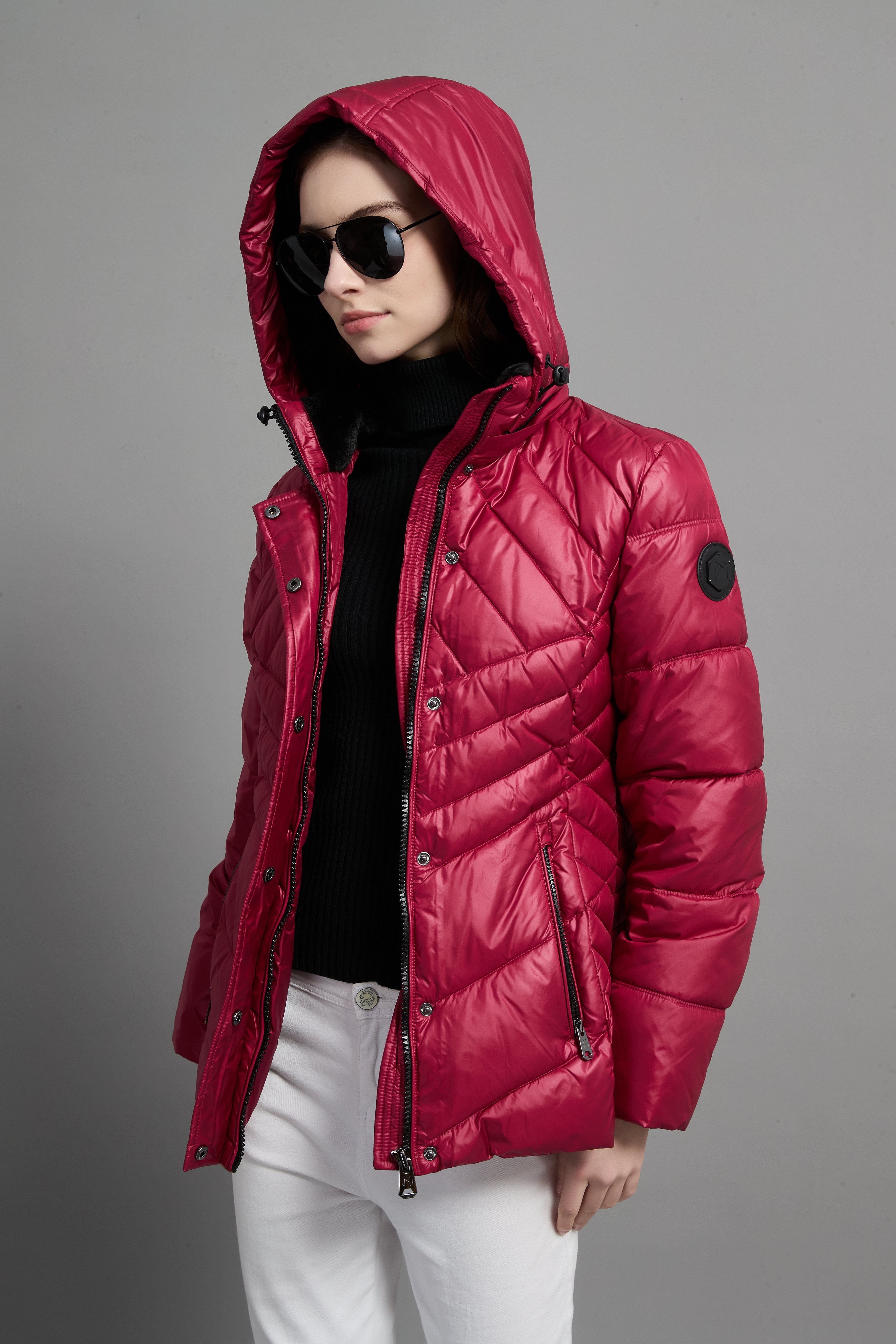 Mati Ladies Light Weight Insulated Jacket Red