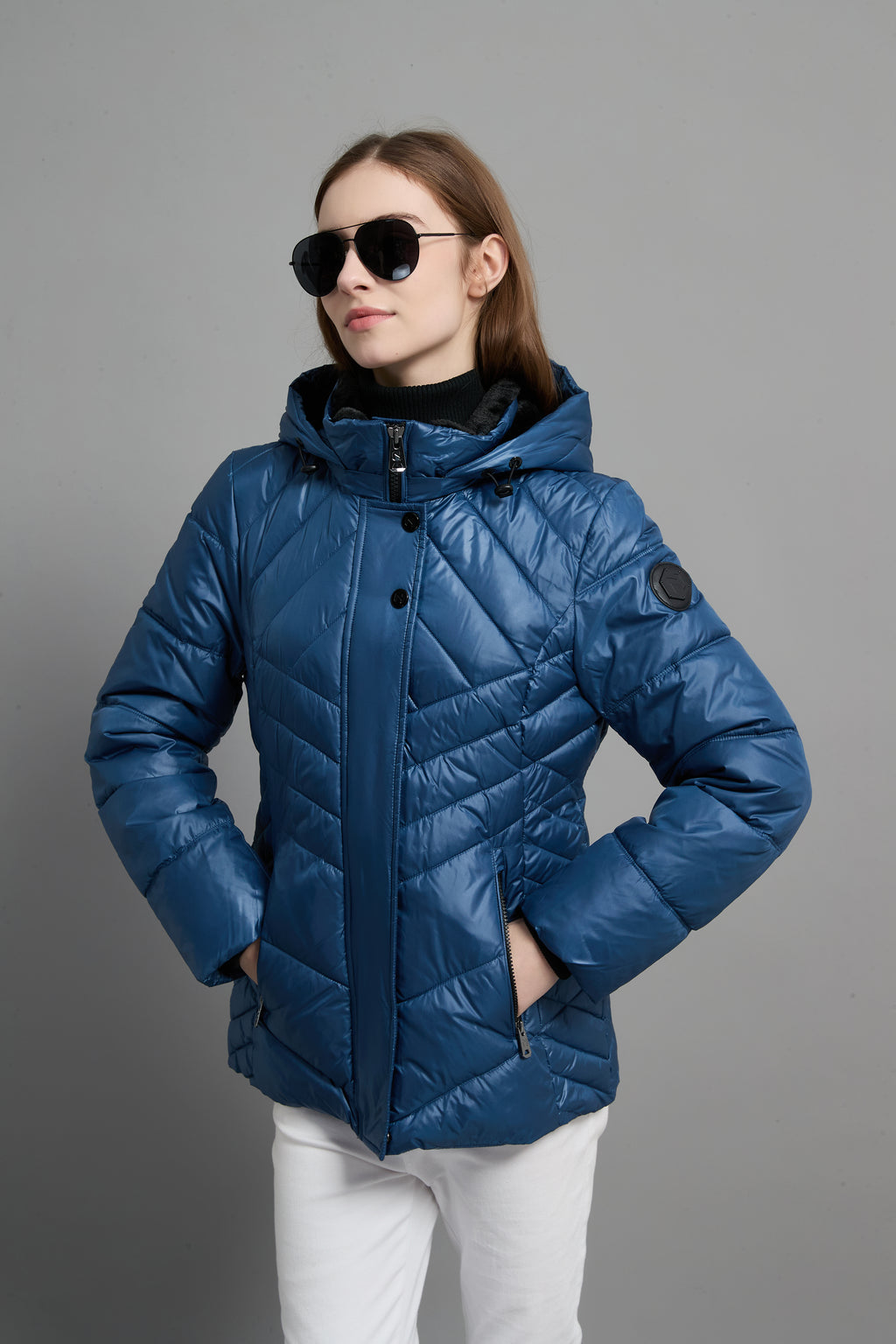 Mati Ladies Light Weight Insulated Jacket Blue