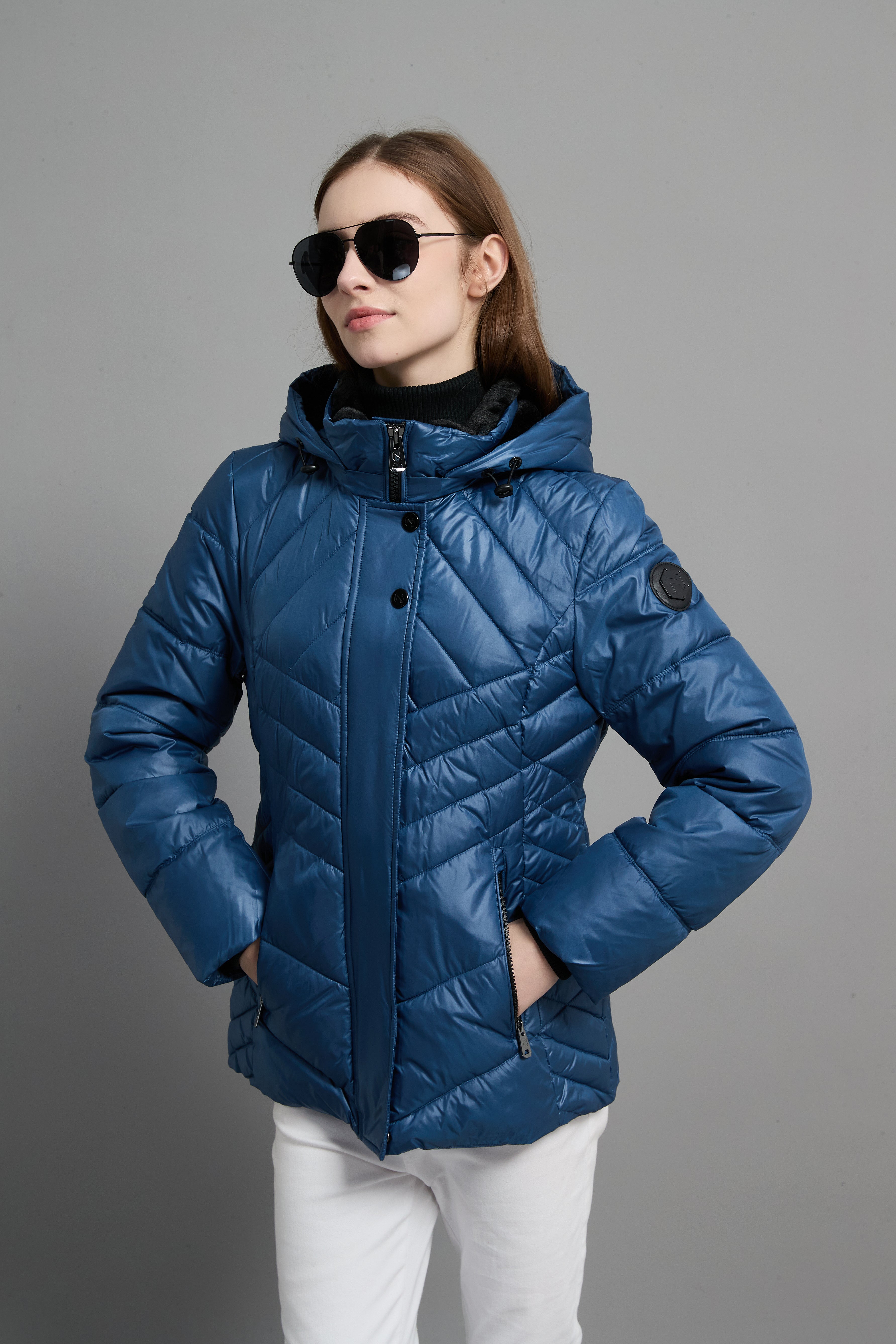 Mati Ladies Light Weight Insulated Jacket Blue