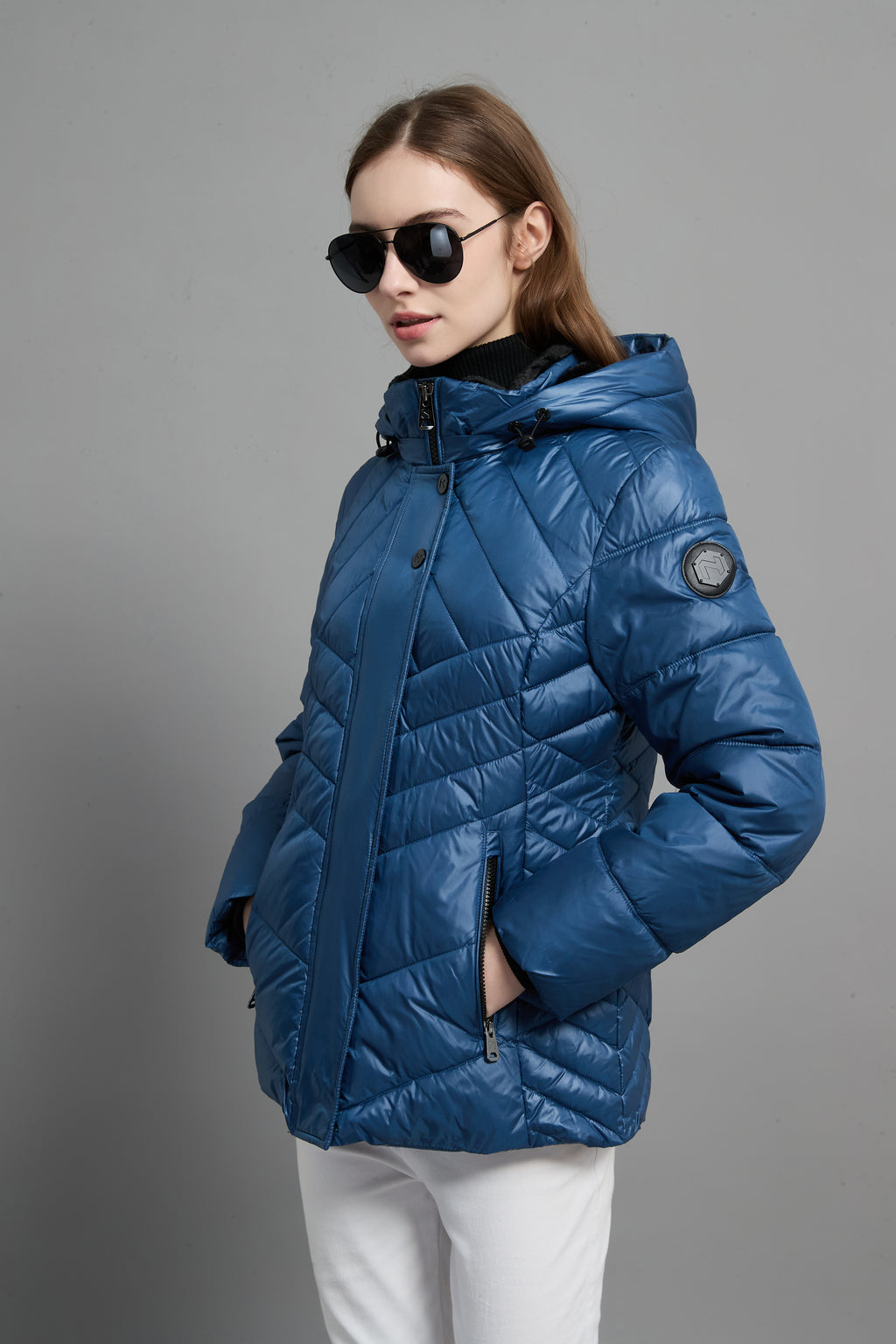 Mati Ladies Light Weight Insulated Jacket Blue