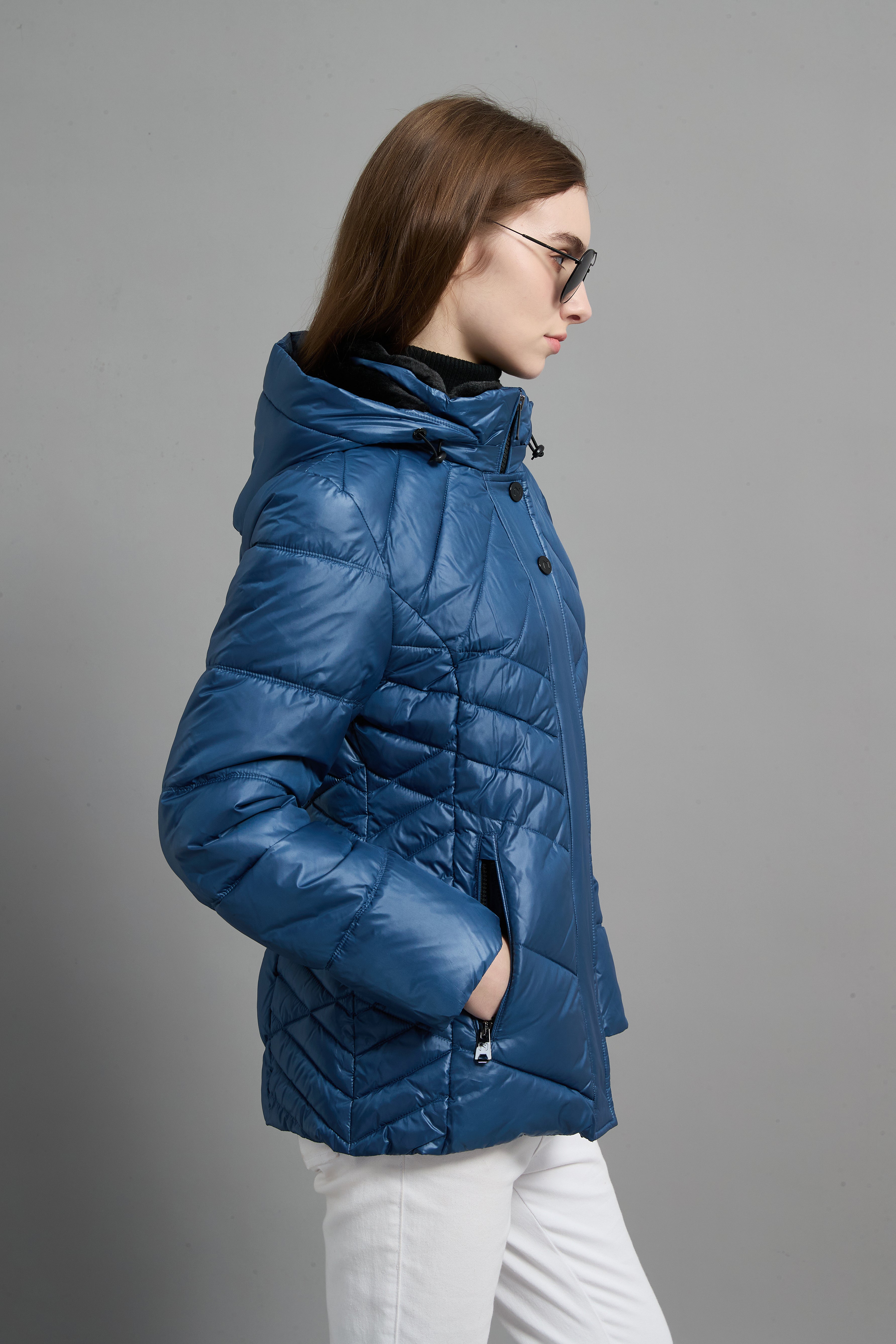 Mati Ladies Light Weight Insulated Jacket Blue