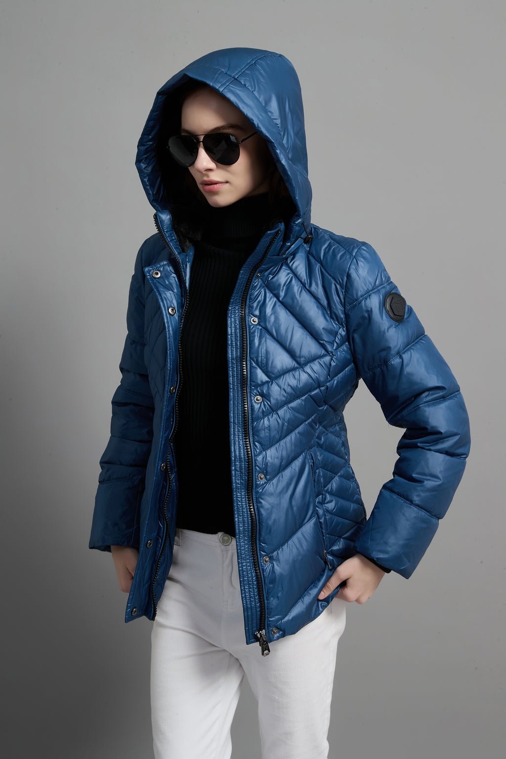 Mati Ladies Light Weight Insulated Jacket Blue