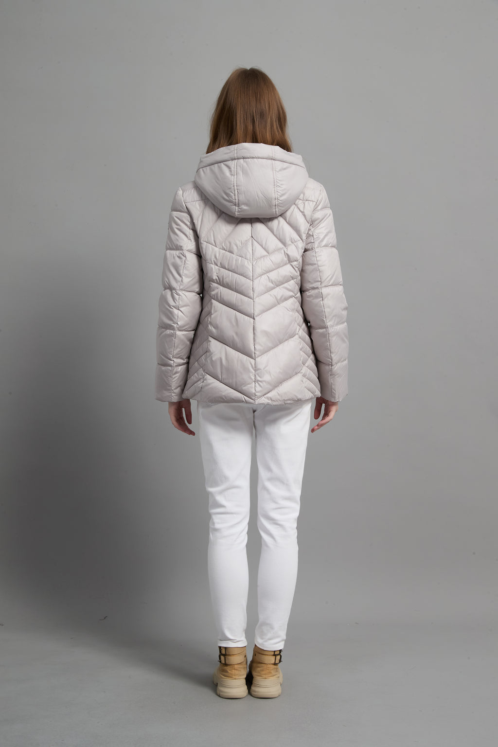 Mati Ladies Light Weight Insulated Jacket Beige