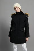 Helena Ladies Winter Down Parka Extreme Cold Protection Black