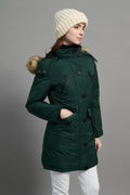 Carolina Ladies Winter Down Parka Extreme Cold Protection Green