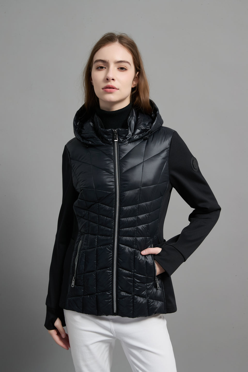 Aurora Ladies Light Weight Insulated Jacket Black