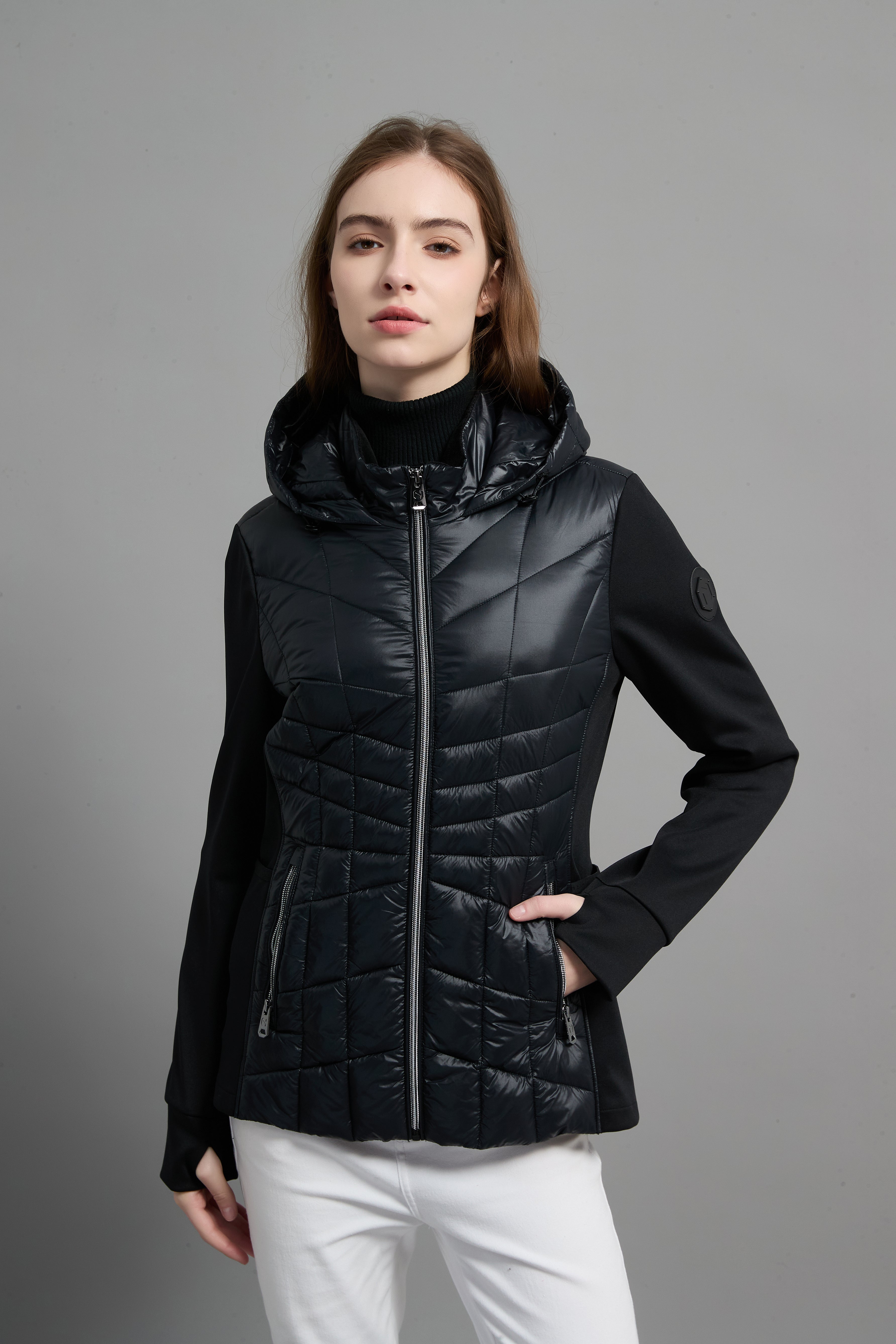 Aurora Ladies Light Weight Insulated Jacket Black