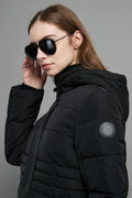 Victoria Ladies Light Weight Insulated Jacket Black